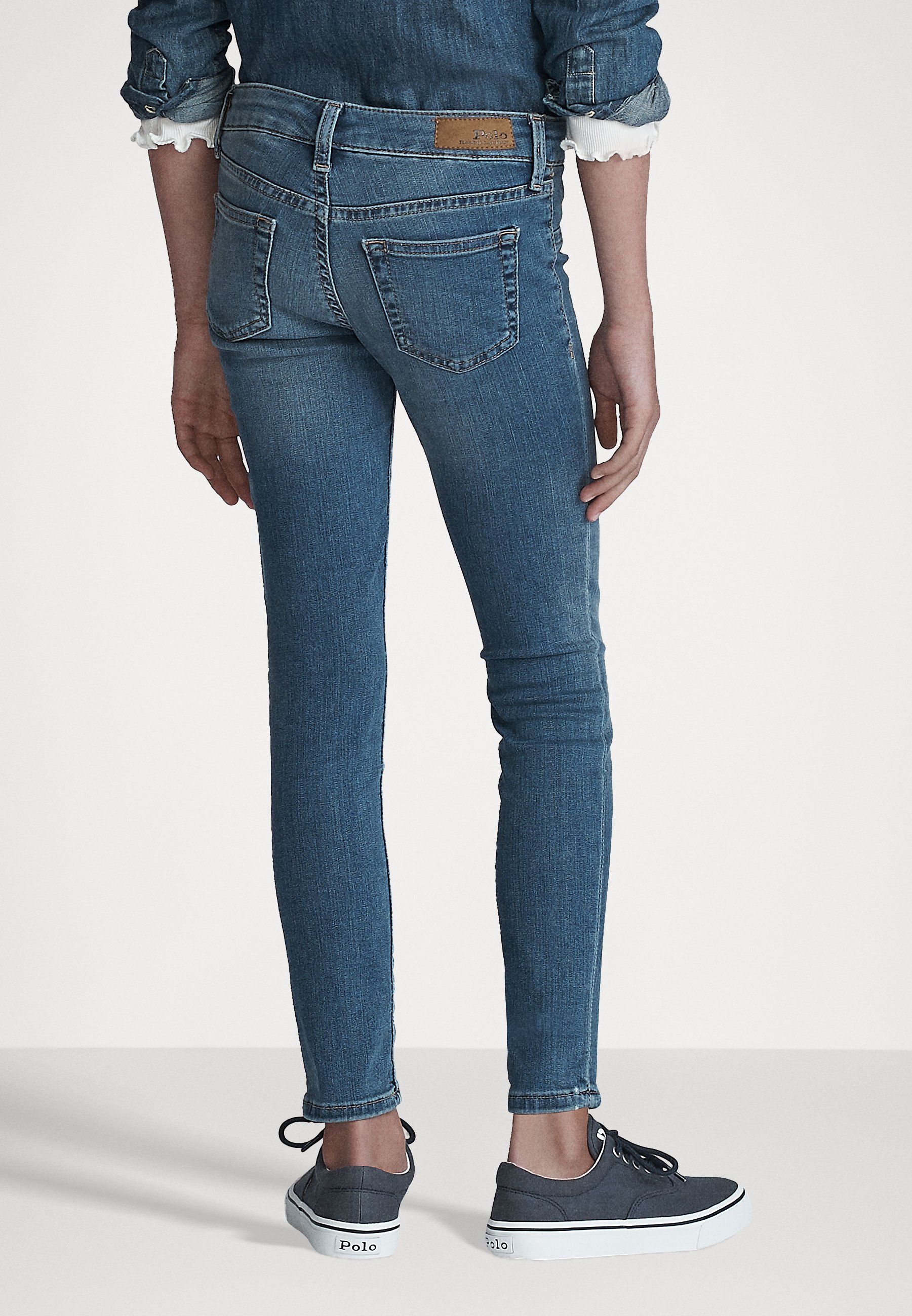 Polo Ralph Lauren AUBRIE BOTTOMS - Slim fit jeans - lucinda wash/blue denim