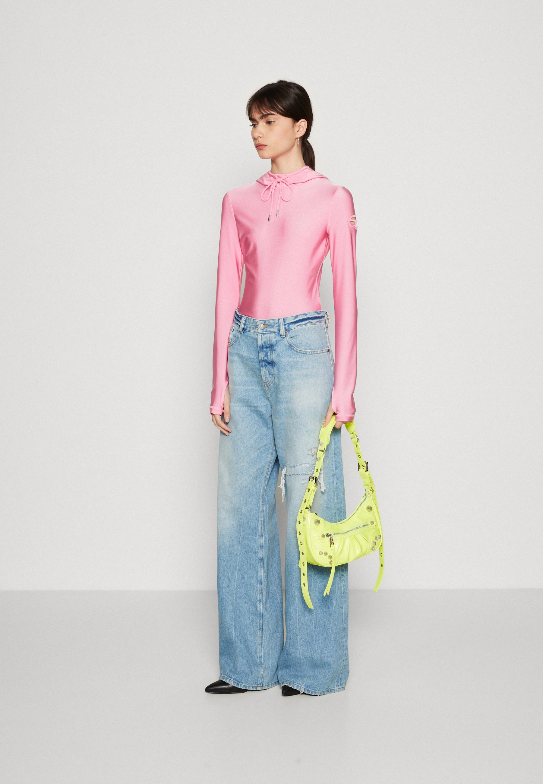 Diesel T-METAL - Long sleeved top - pink
