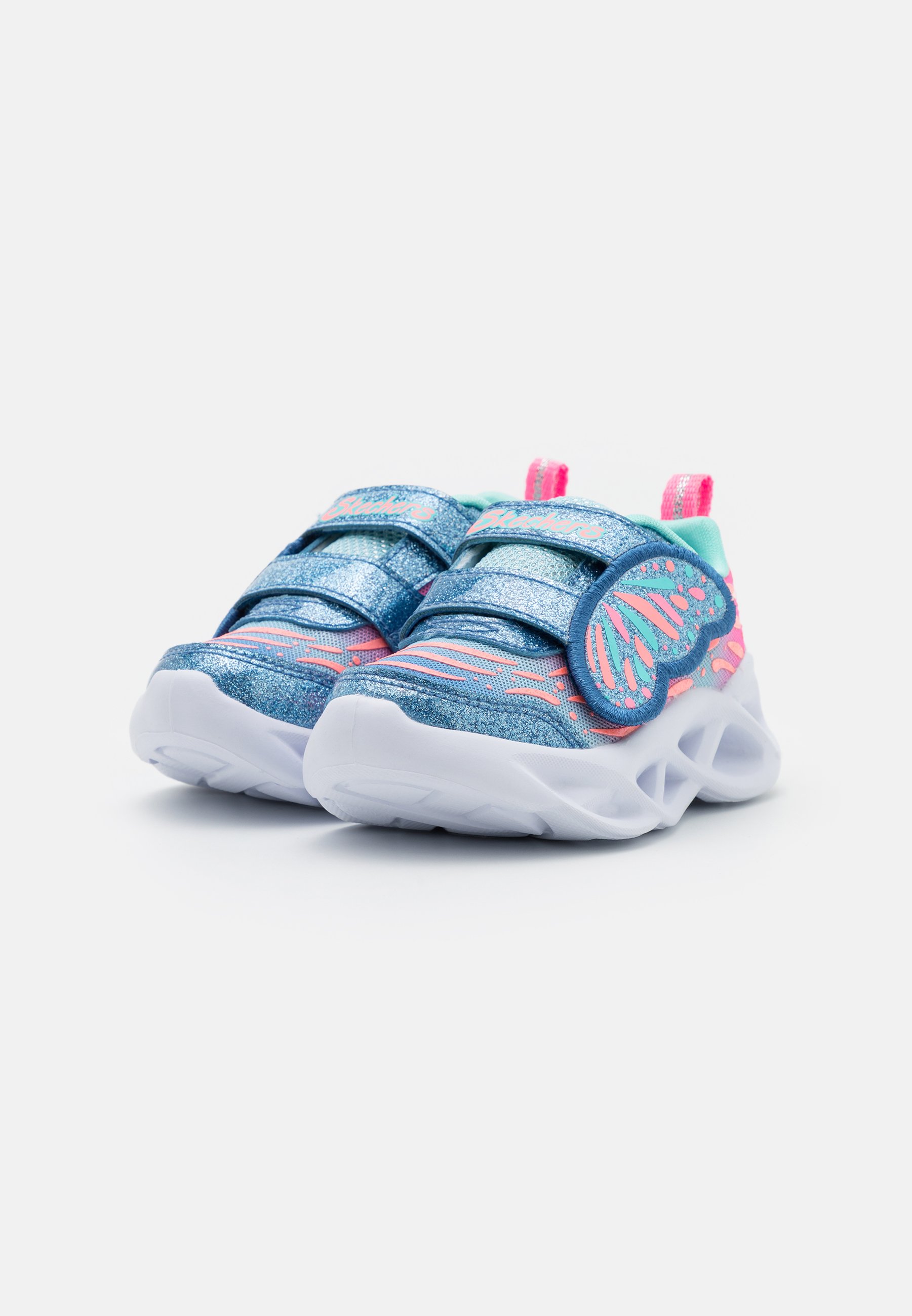 Skechers TWISTY BRIGHTS - Trainers - blue turquoise/blue