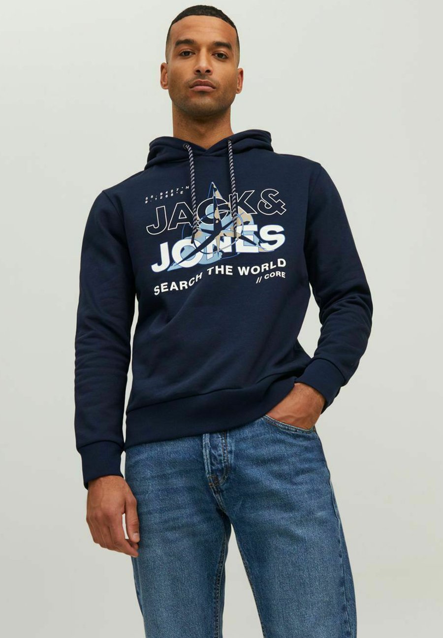 Jack &Jones JCOHUNT - Hoodie - navy blazer/dark blue