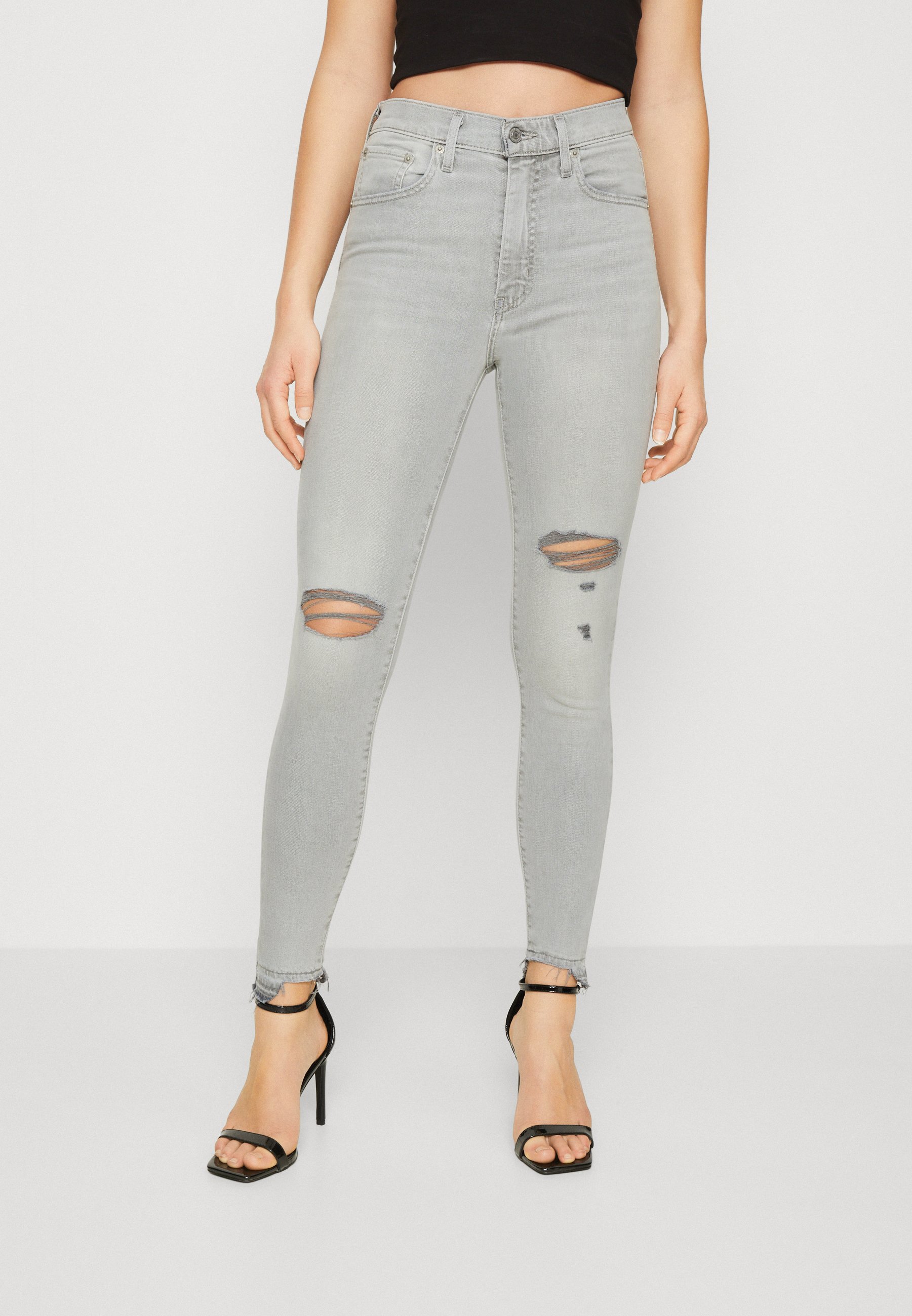 Levi's® MILE HIGH SUPER SKINNY - Jeans Skinny Fit - knock knock/grey