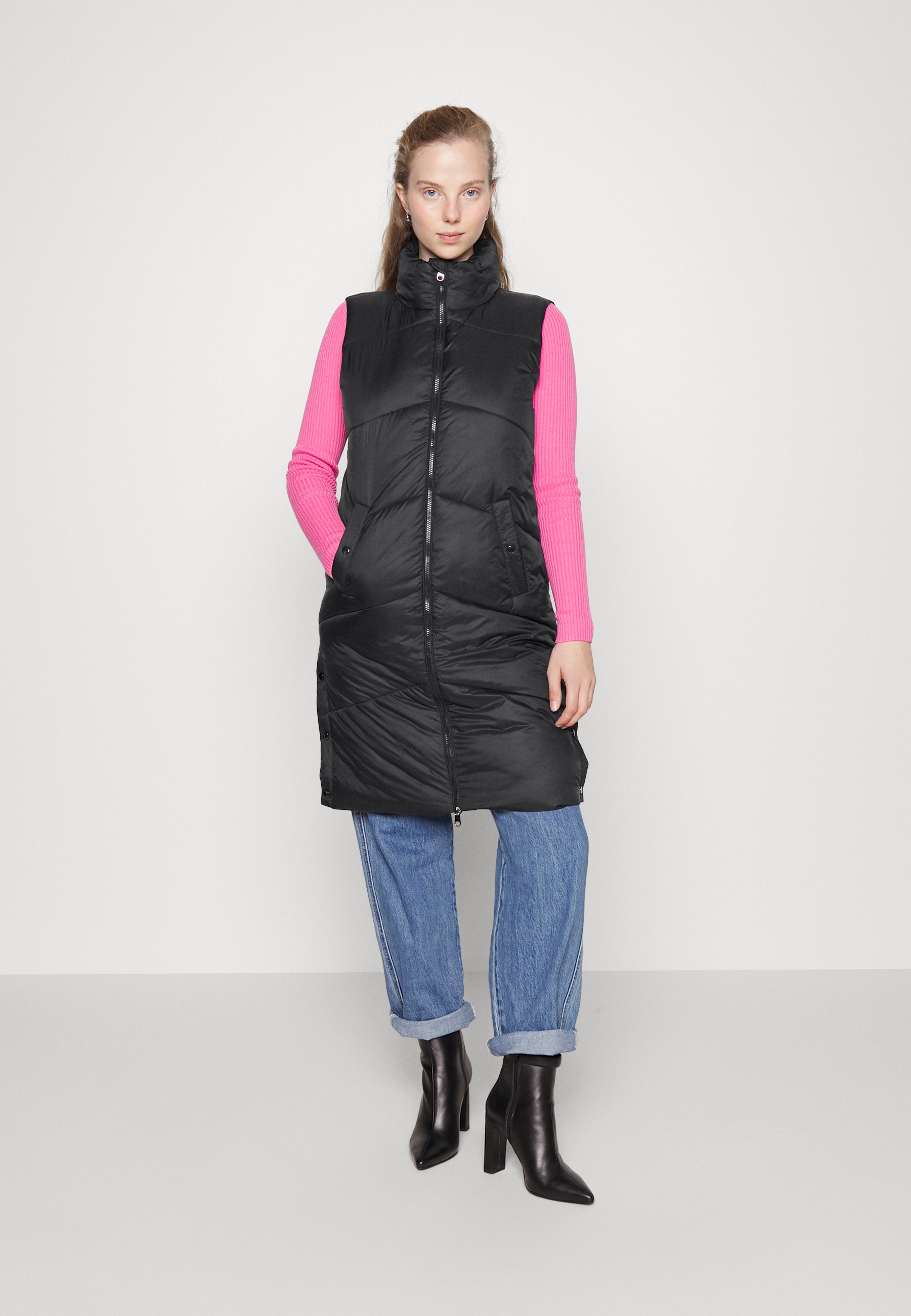 Vero Moda UPPSALA NOOS - Waistcoat - black