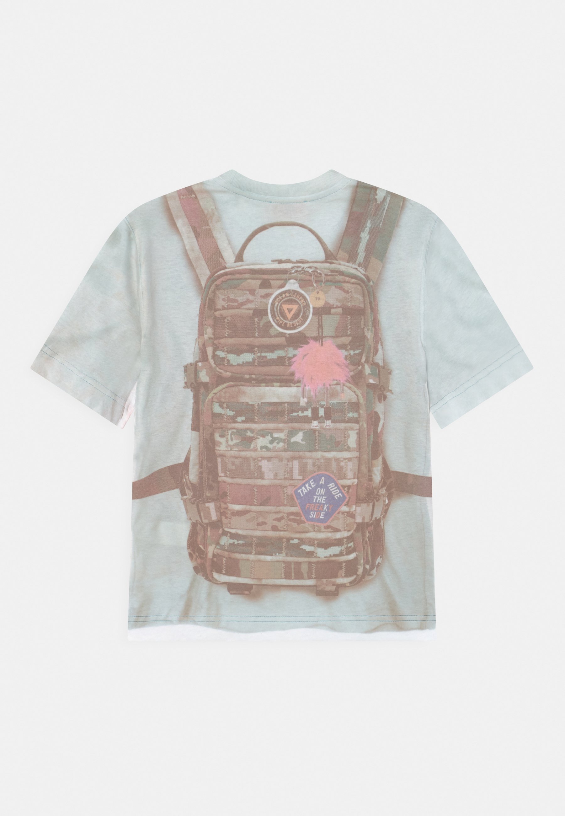 Diesel OVER - Print T-shirt - bianco/white