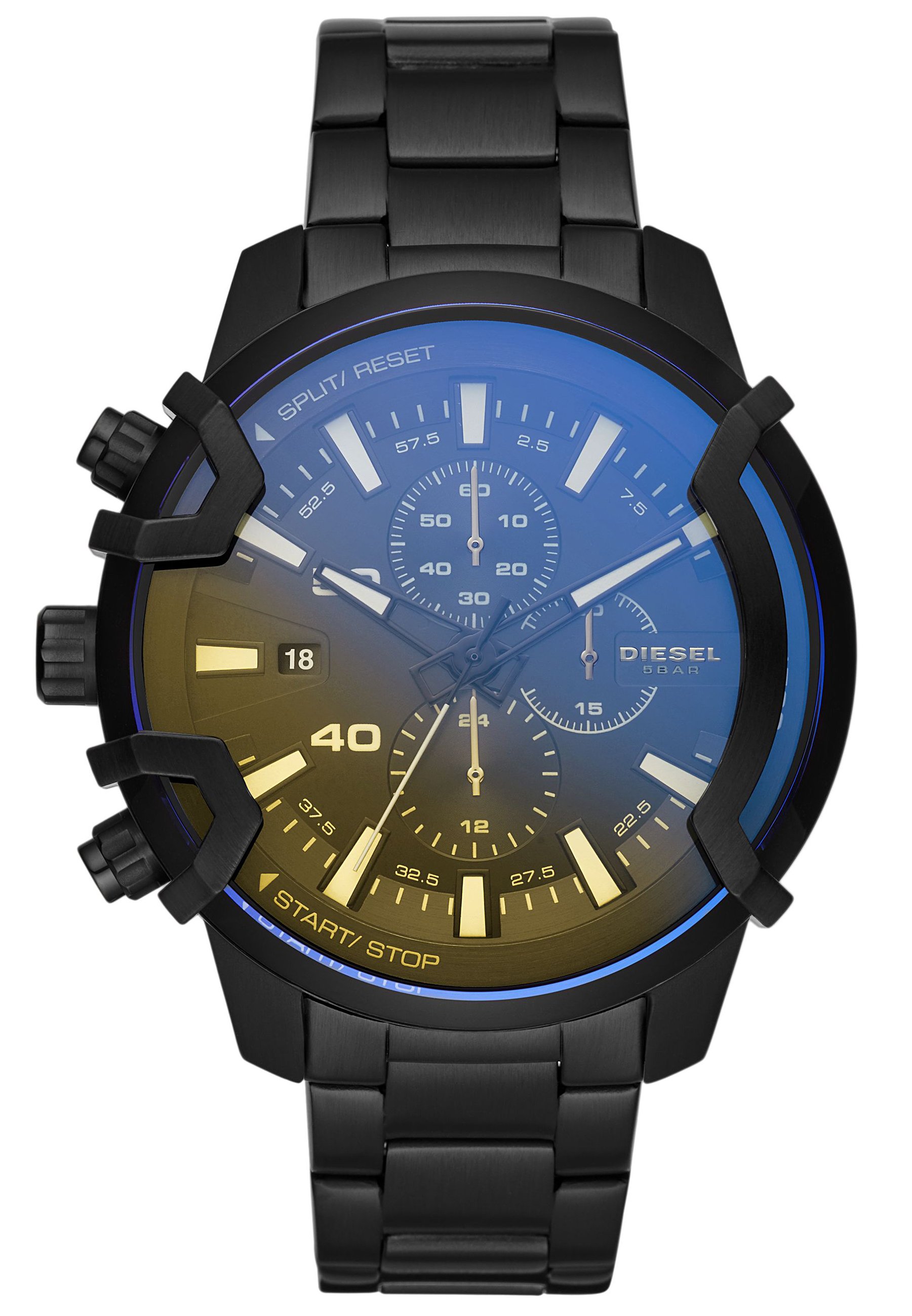 Diesel GRIFFED - Chronograph watch - black