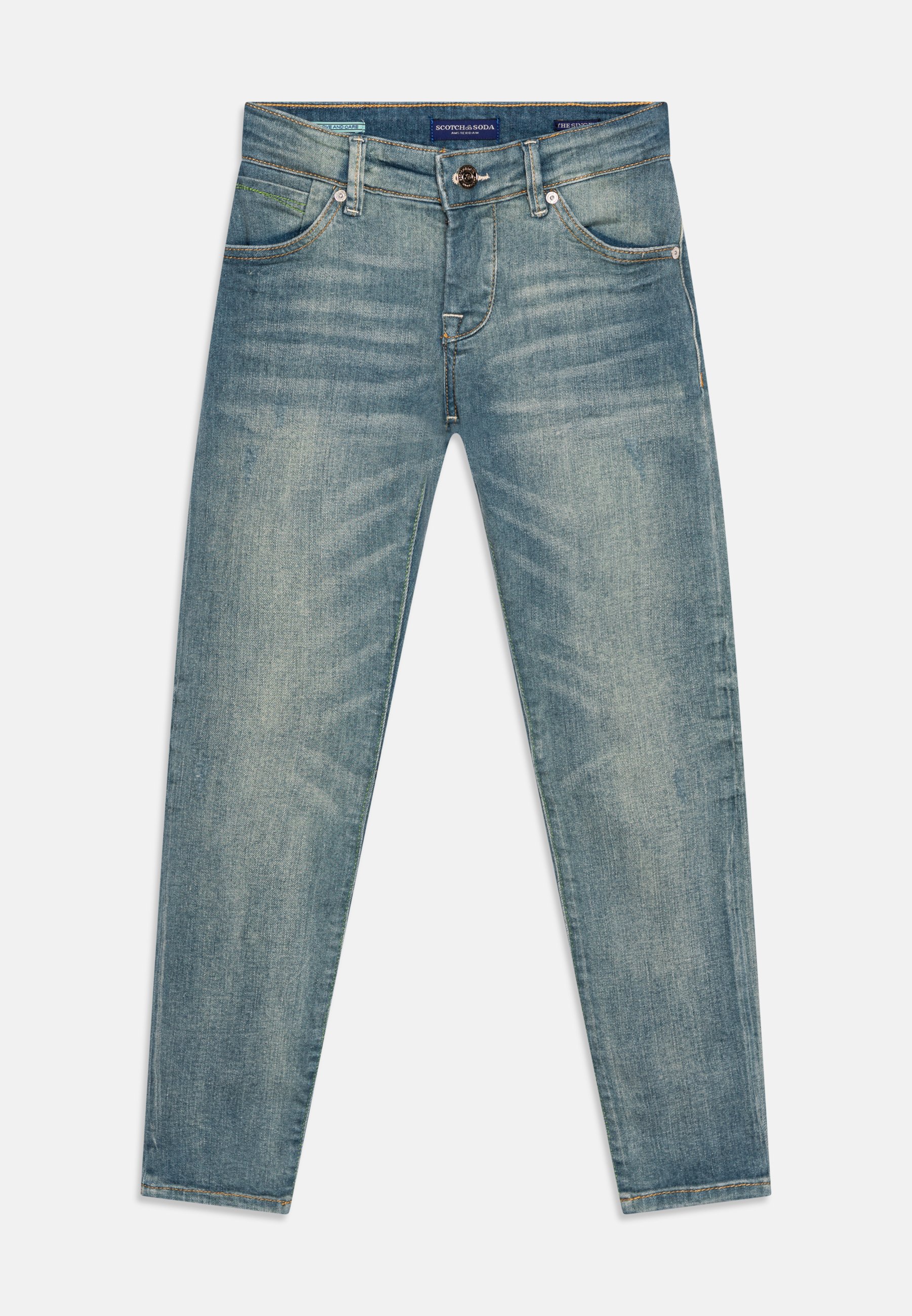 Scotch & Soda THE SINGEL - Slim fit jeans - cut the grass/blue