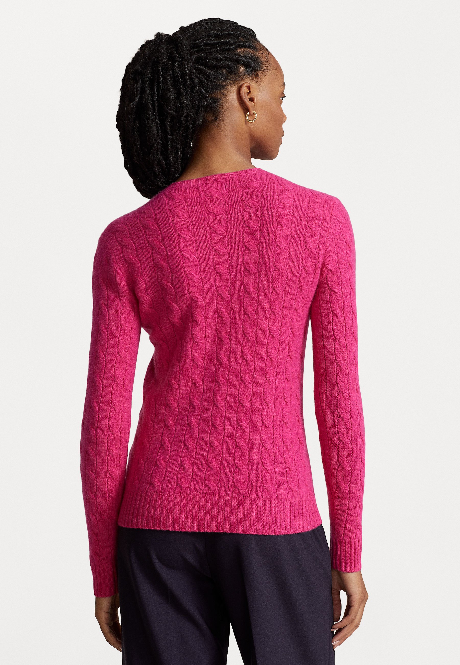 Polo Ralph Lauren JULIANNA LONG SLEEVE - Jumper - pink sky/light pink