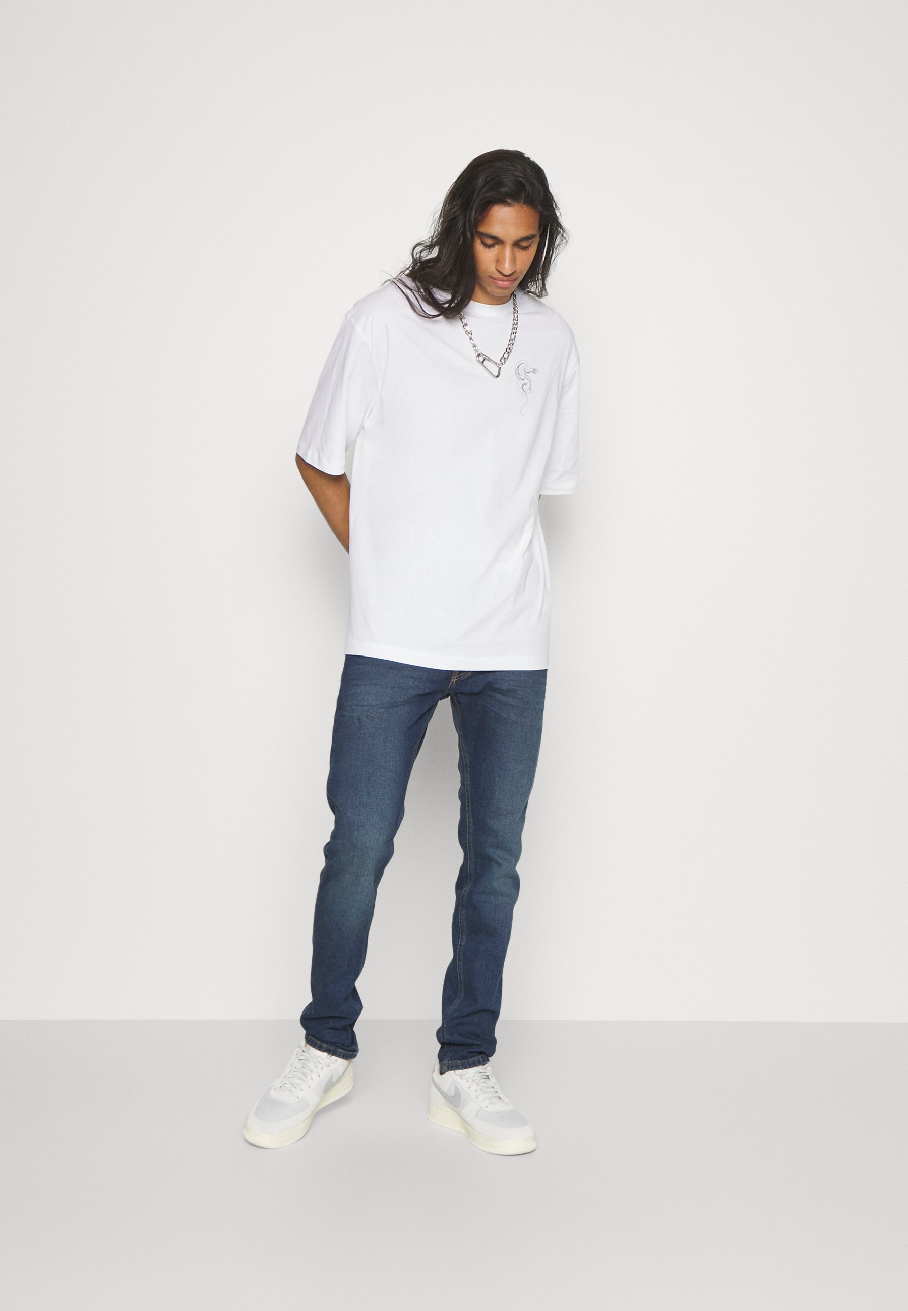 Diesel D LUSTER - Slim fit jeans - dark blue denim/dark-blue denim