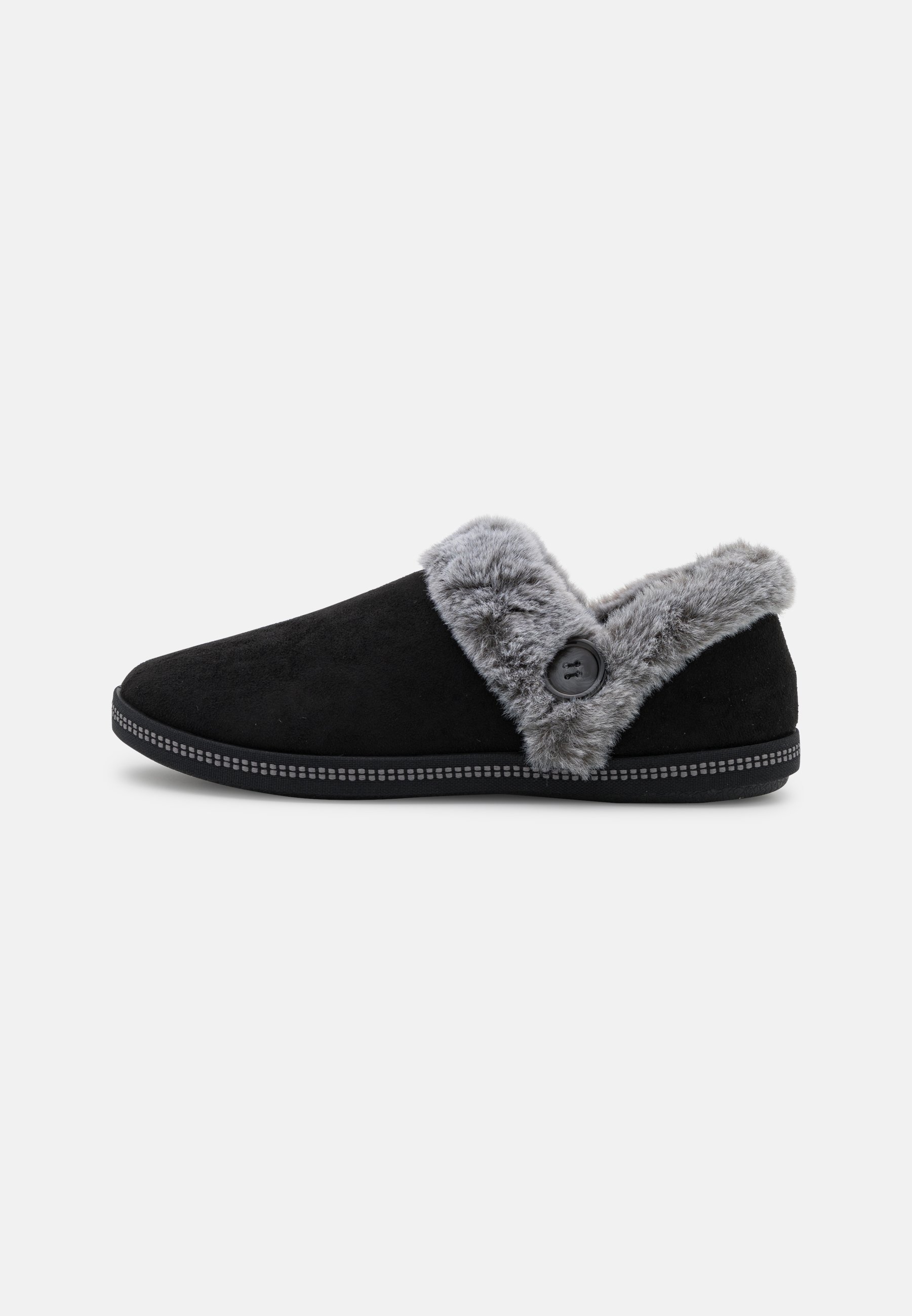 Skechers COZY CAMPFIRE - Slippers - black/black