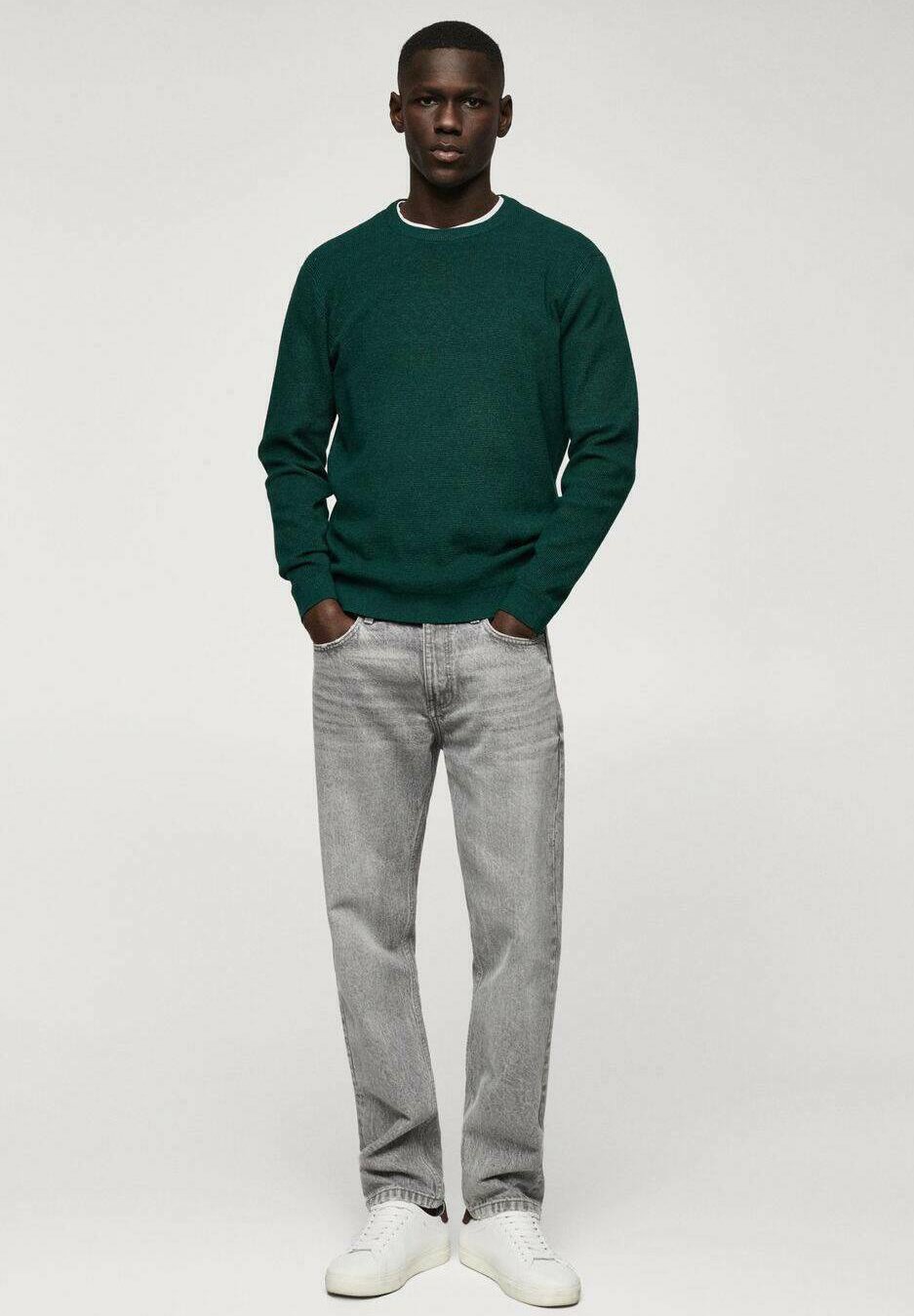 Mango ANTIGUA - Jumper - donkergroen/dark green