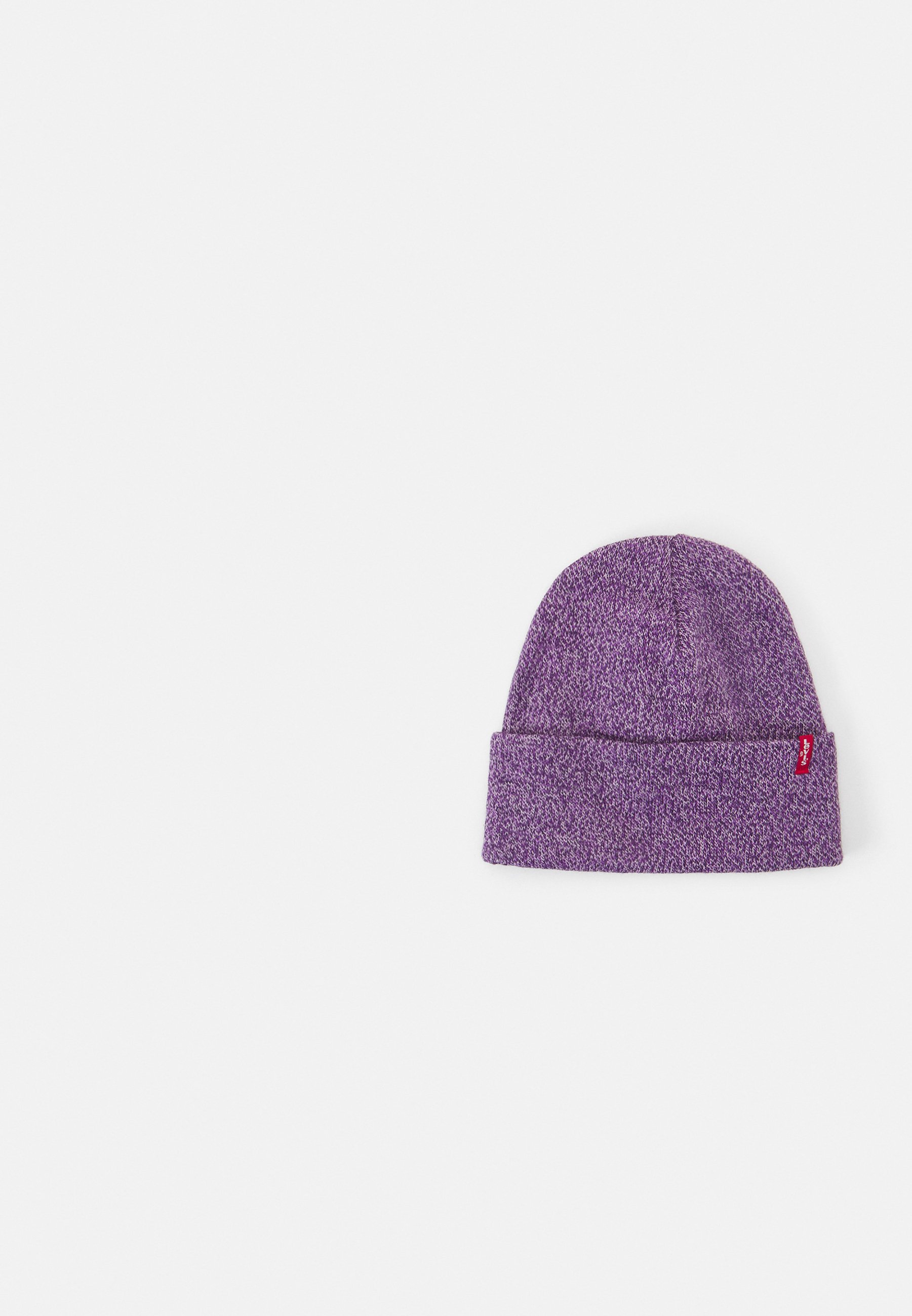 Levi's® HOLIDAY GIFT SCARF AND BEANIE UNISEX SET - Beanie - dark purple/purple