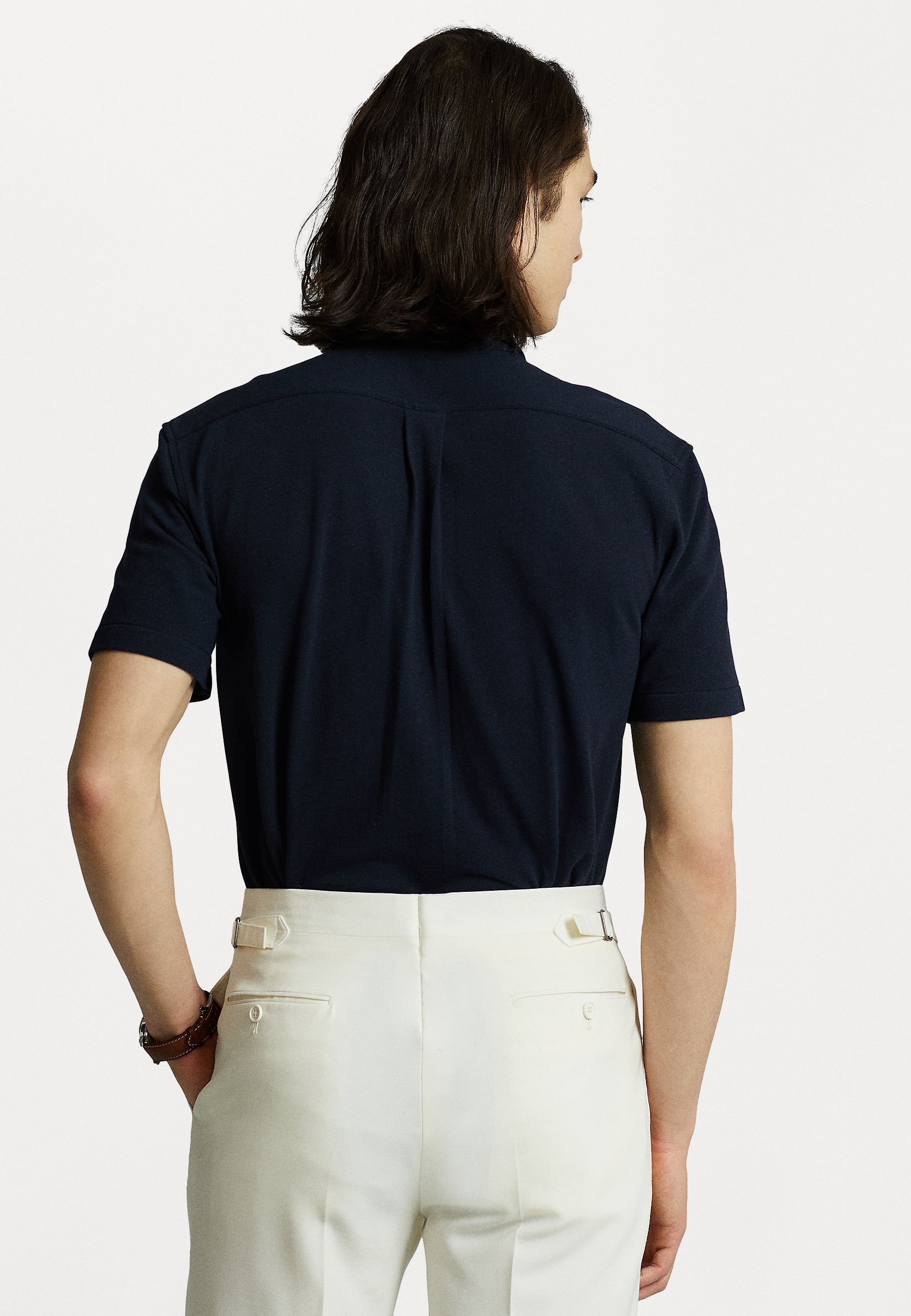 Polo Ralph Lauren FEATHERWEIGHT MESH SHIRT - Shirt - aviator navy/dark blue
