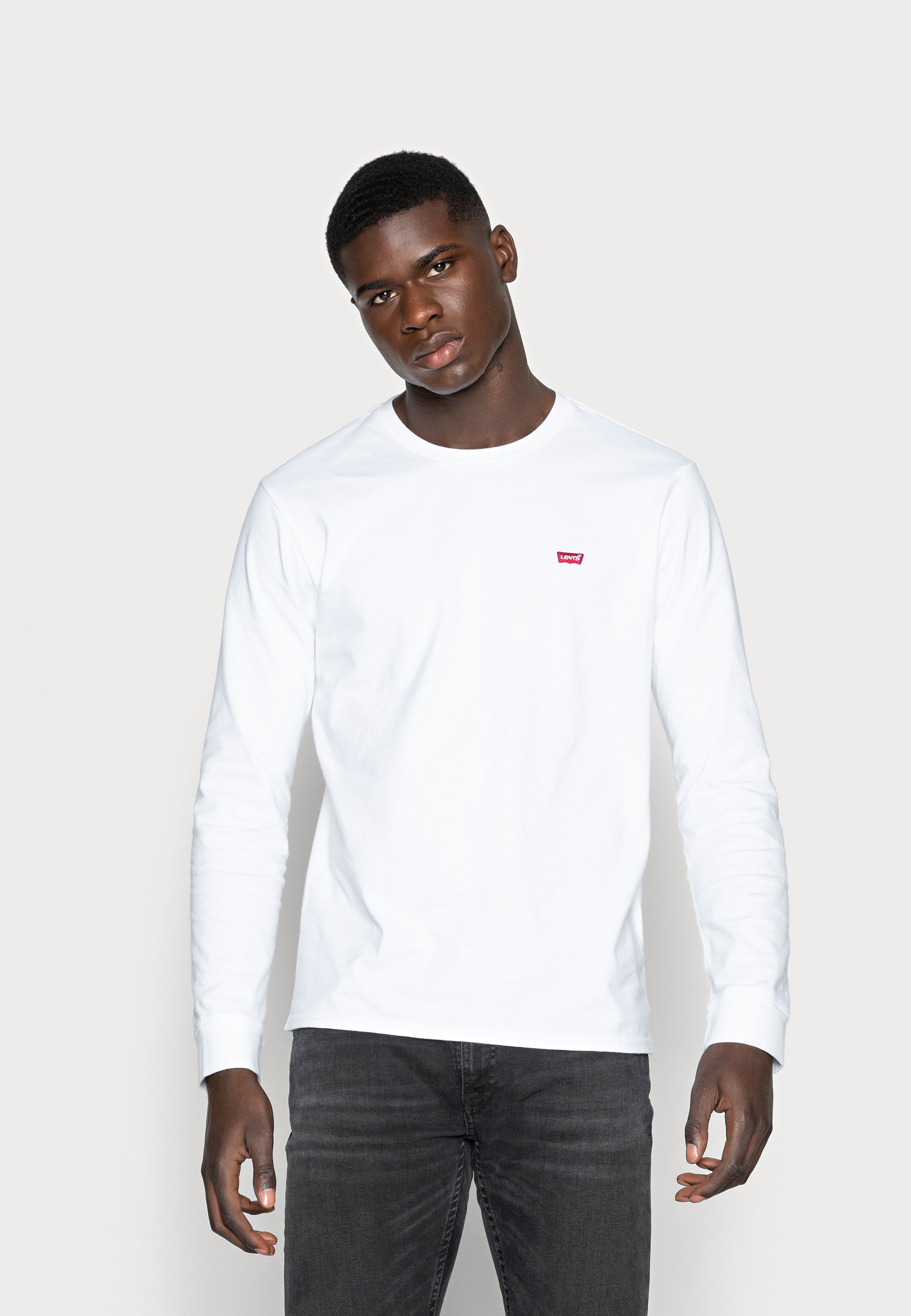 Levi's® ORIGINAL TEE - Long sleeved top - white