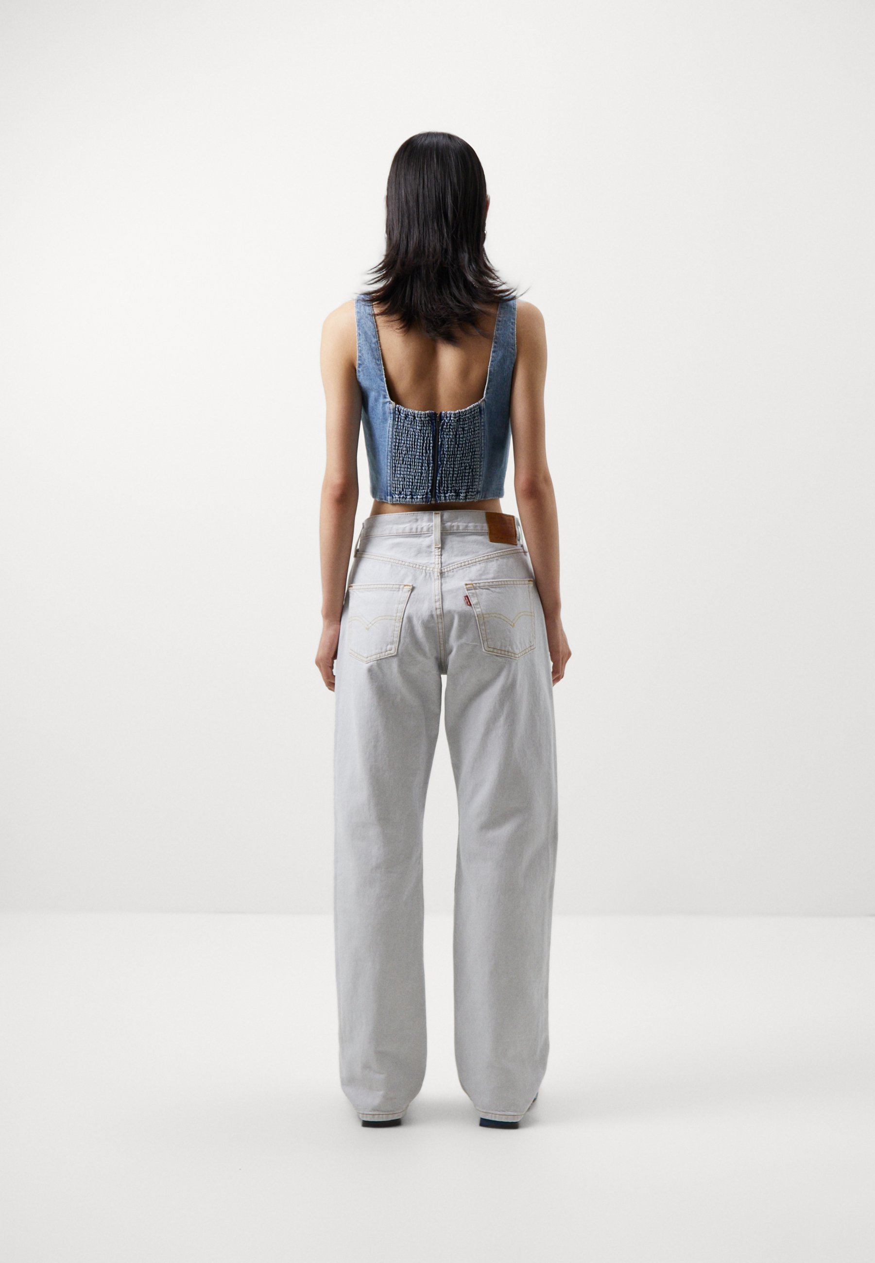 Levi's® 501® '90S - Straight leg jeans - left out/white denim