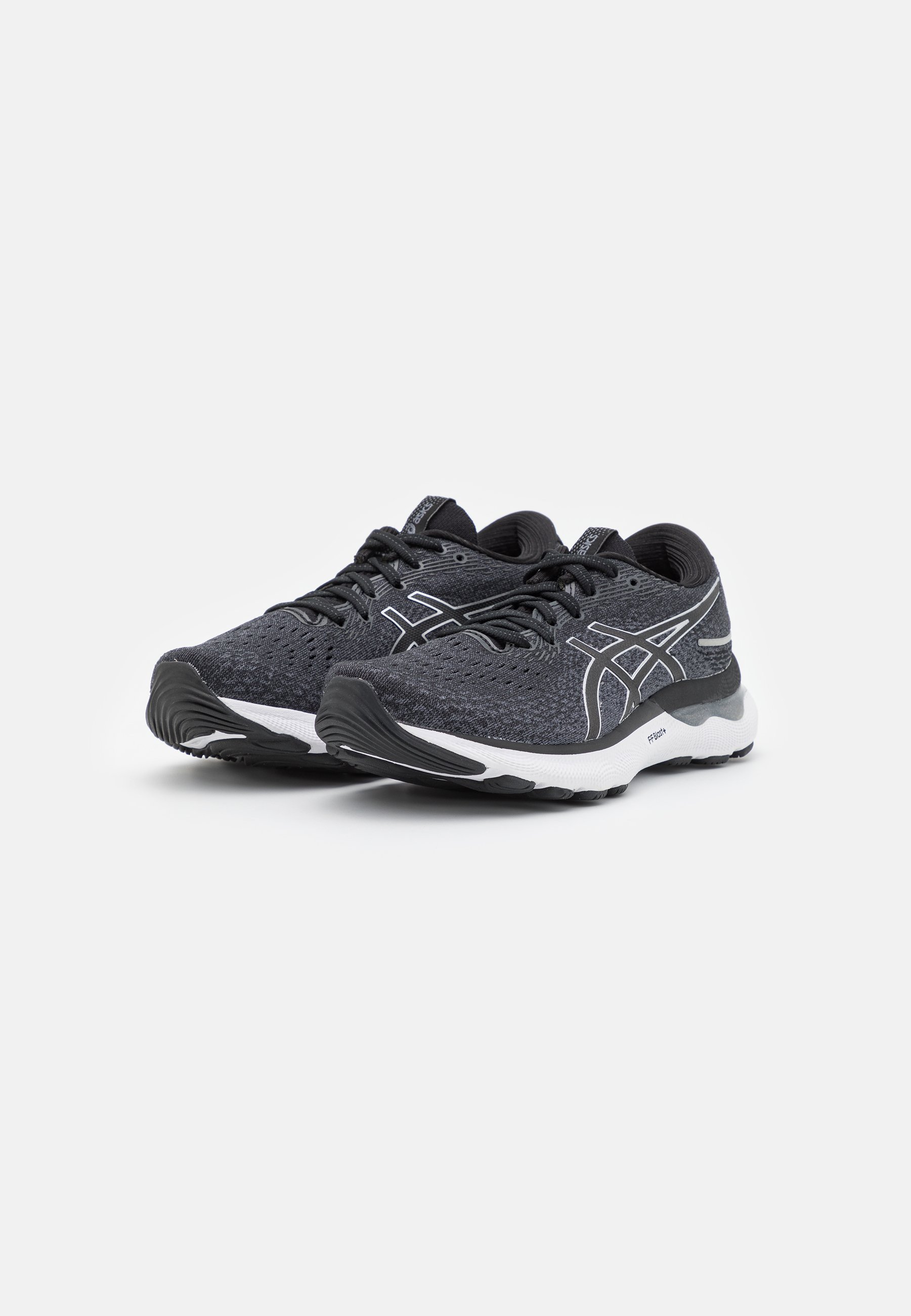 ASICS GEL NIMBUS 24 - Stabilty running shoes - black/pure silver/black
