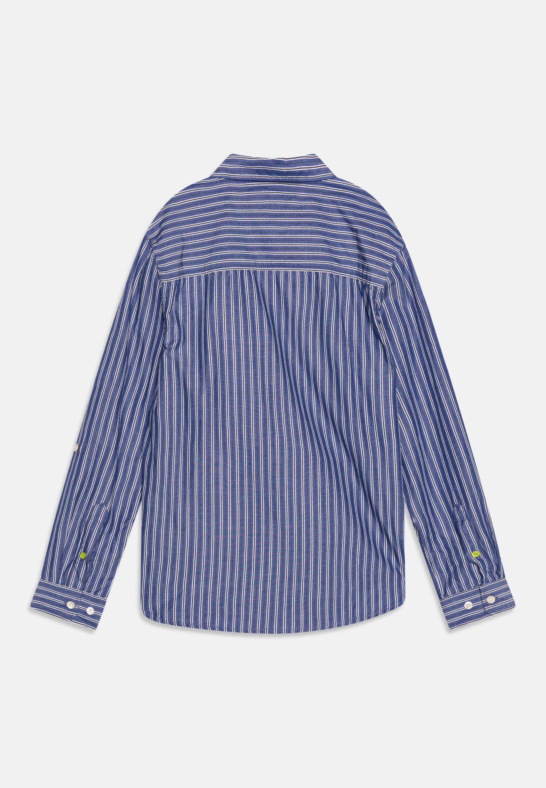 Scotch & Soda CLASSIC STRIPE LONG SLEEVE SHIRT - Shirt - blue