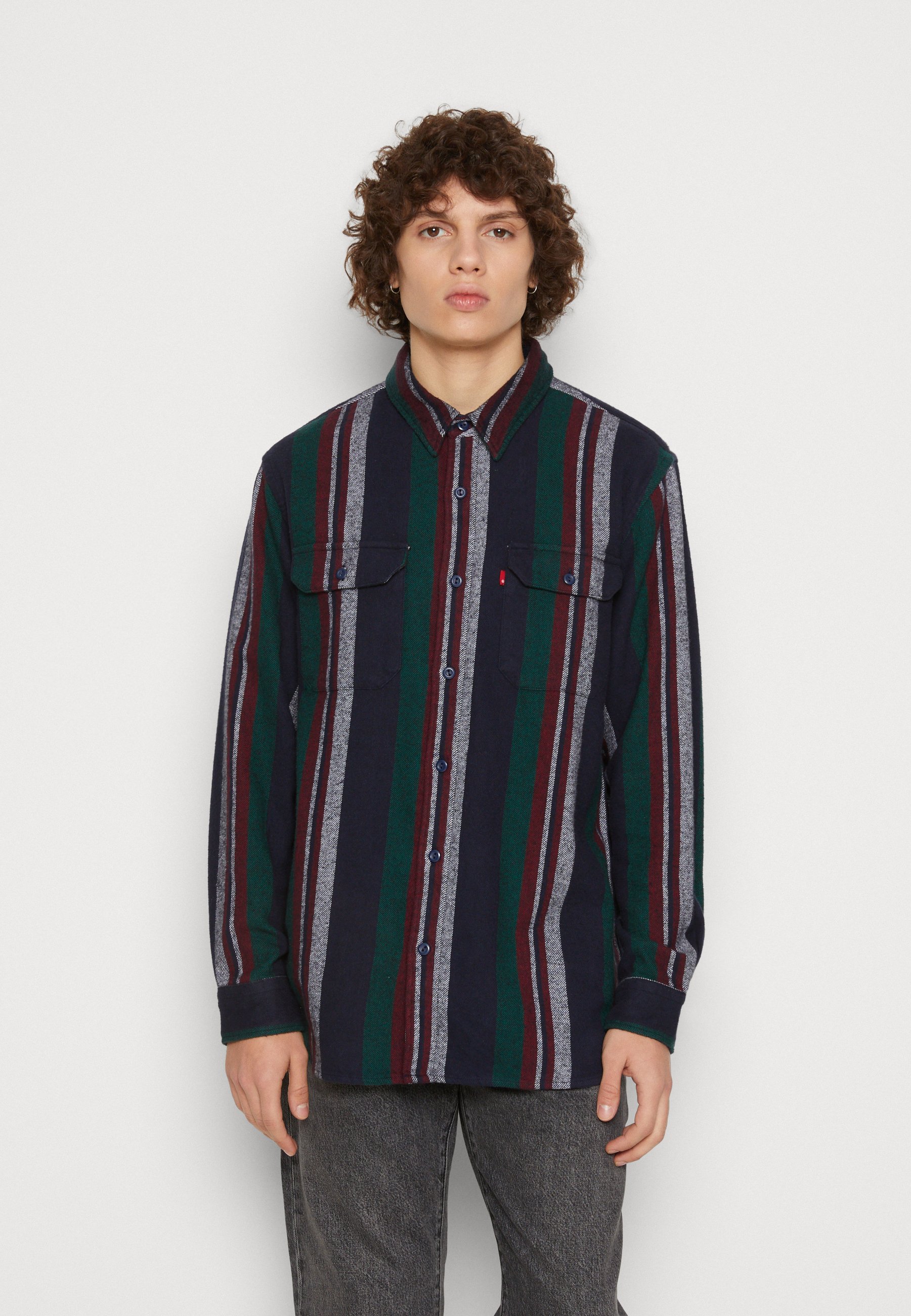 Levi's® JACKSON WORKER - Shirt - gerard evergreen/dark green