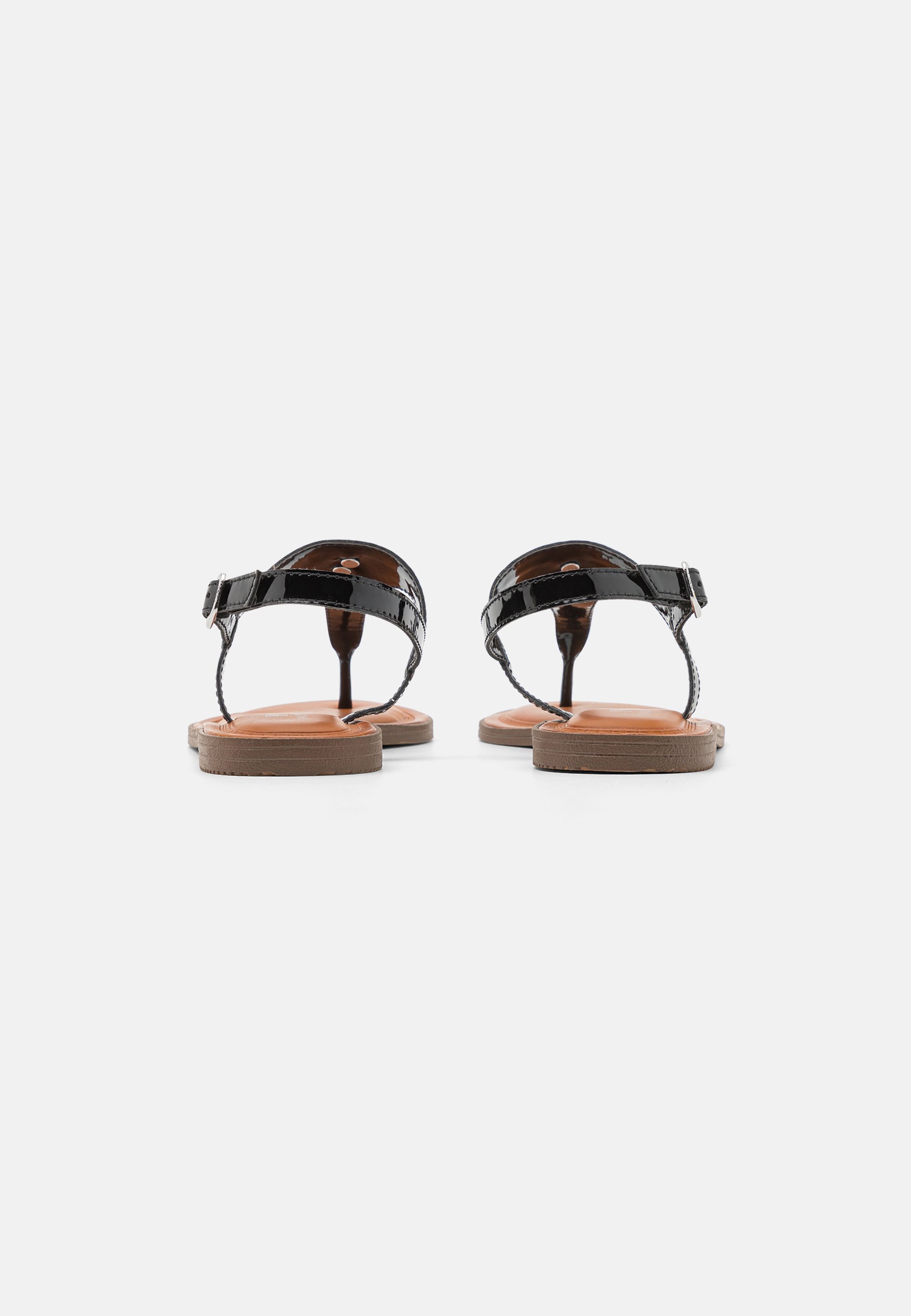 Polo Ralph Lauren TIERNEY - Sandals - black/silver/black