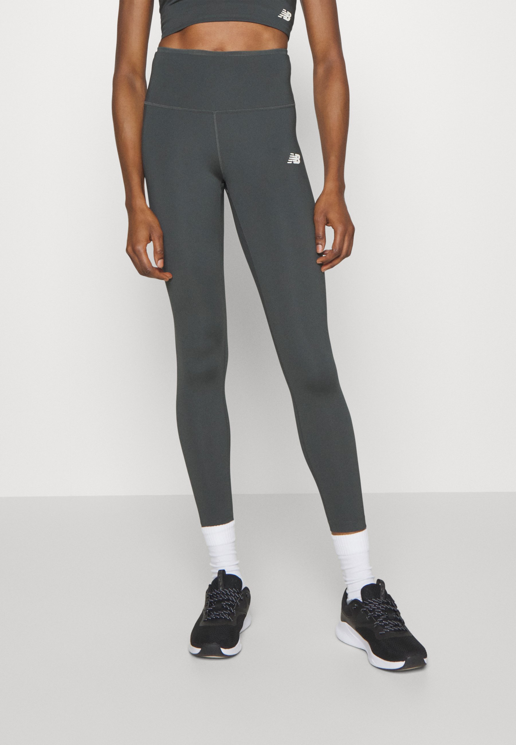 NB LINEAR HERITAGE LEGGING - Leggings - blacktop/black