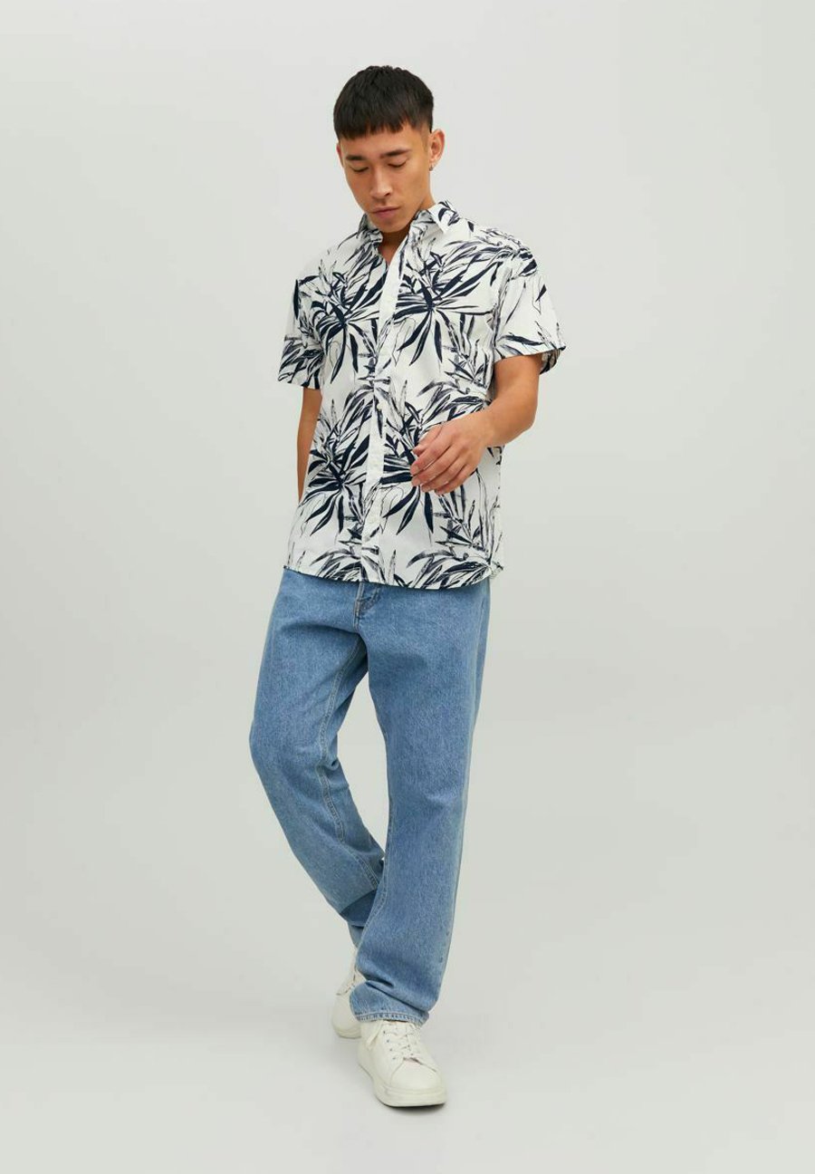 Jack &Jones ALL OVER PRINT - Shirt - cloud dancer/off-white