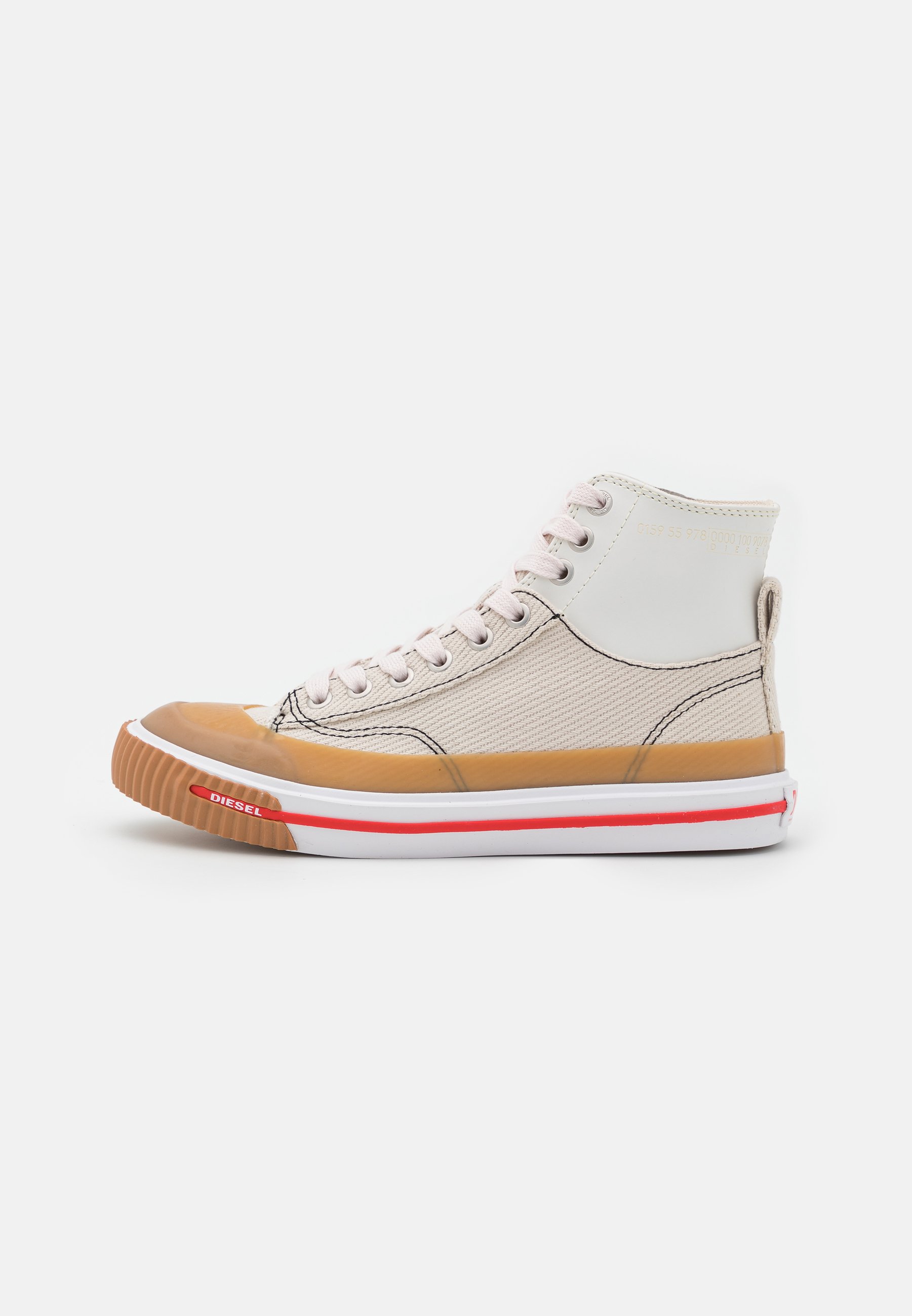 Diesel S-ATHOS MID W - High-top trainers - off-white