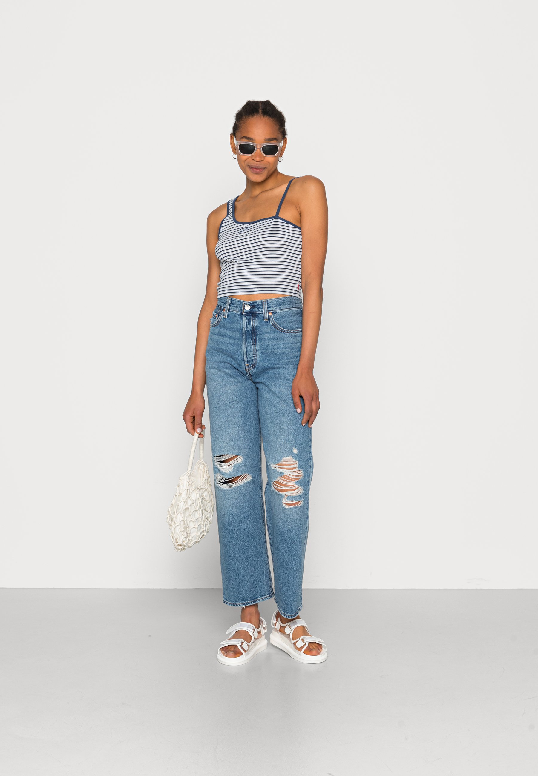 Levi's® HOOP TANK - Top - arctic ice/blue