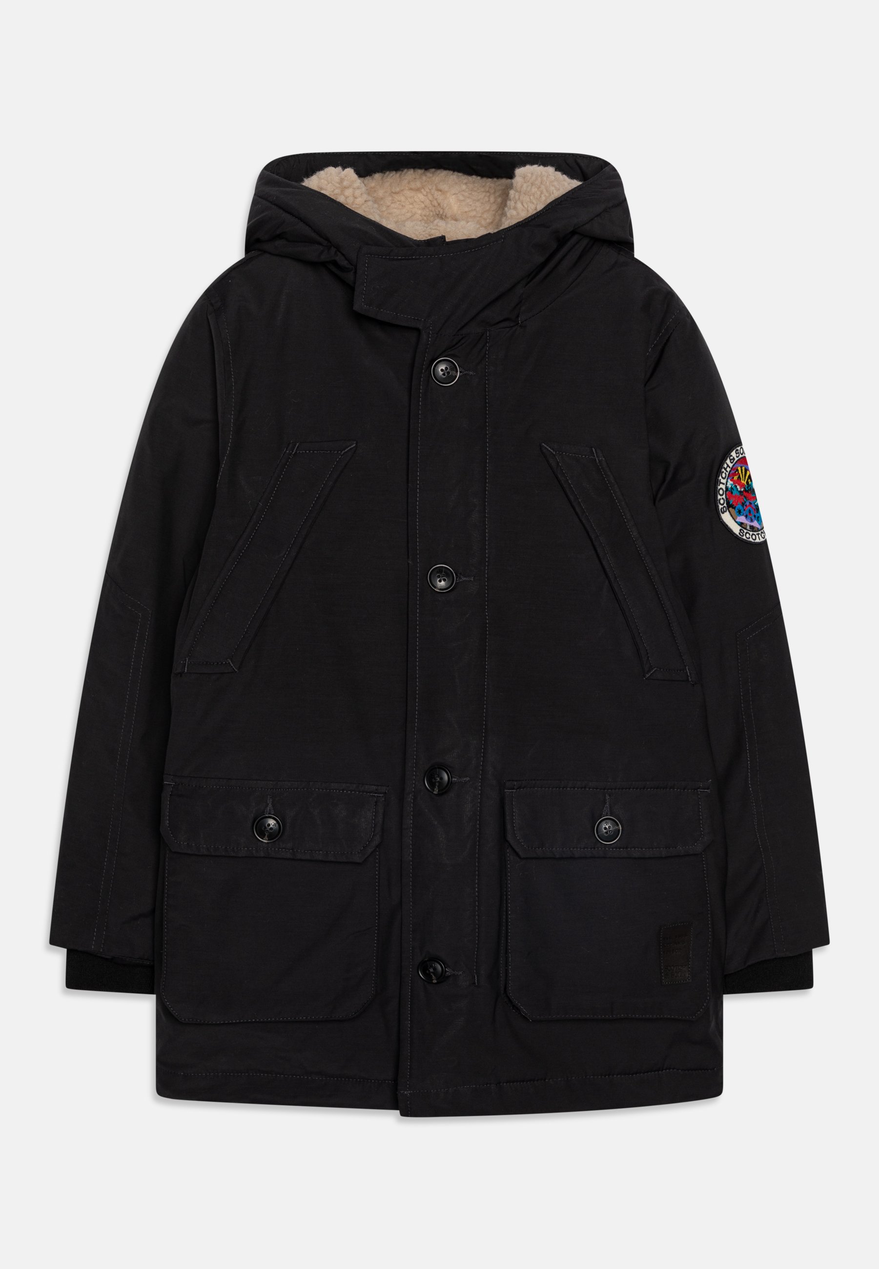 Scotch & Soda LONGER LENGTH PADDED - Parka - antra/anthracite