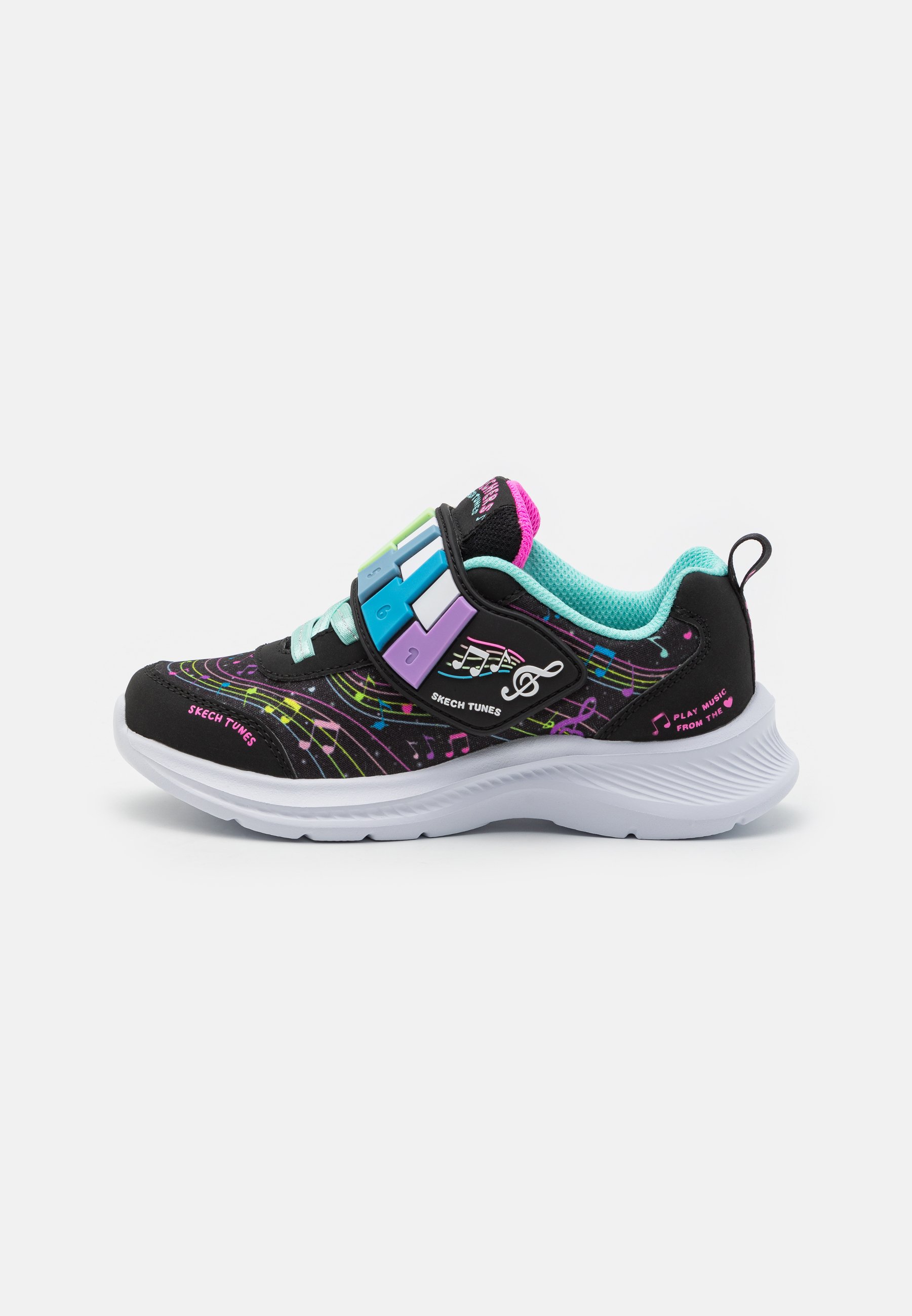 Skechers PIANO SOUND - Trainers - black/multi-coloured/black