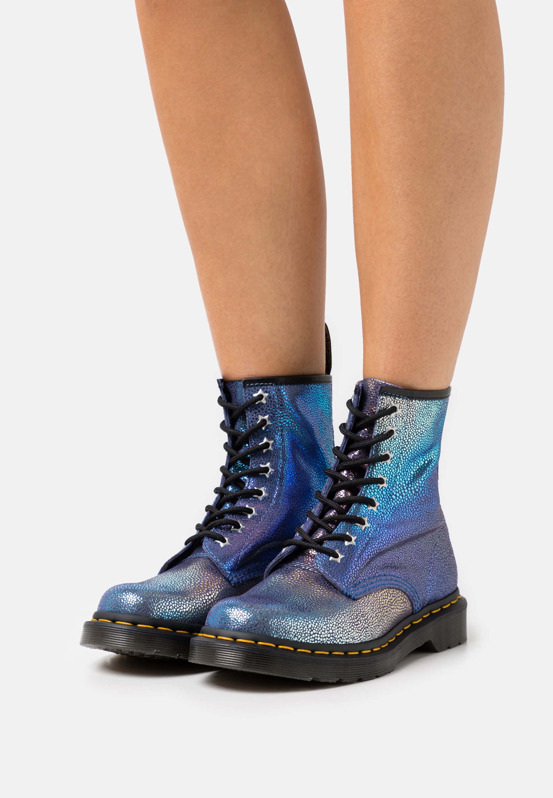 Dr. Martens 1460 - Lace-up ankle boots - purple rainbow ray/purple