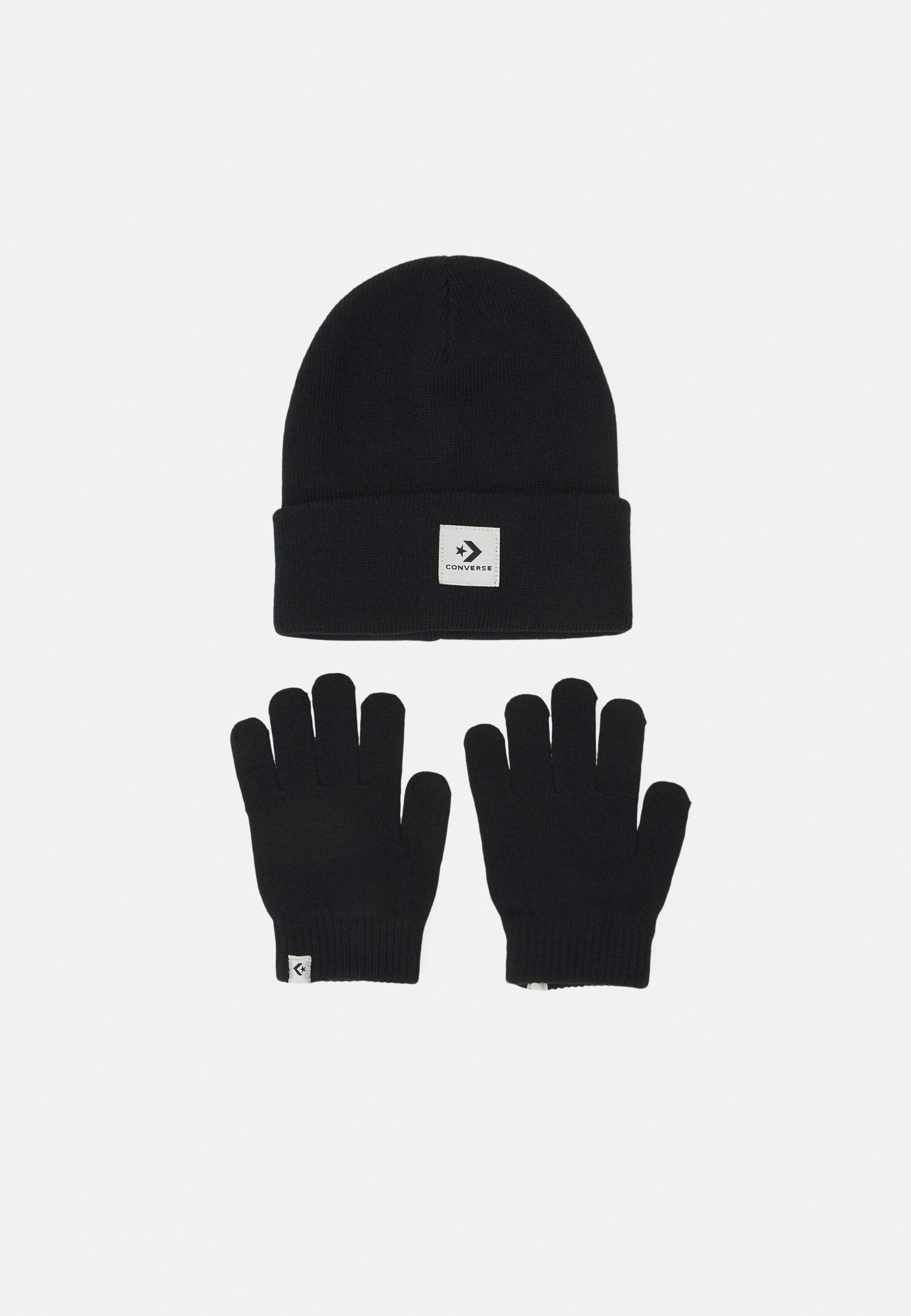 Converse ESSENTIALS BEANIE UNISEX SET  - Beanie - black