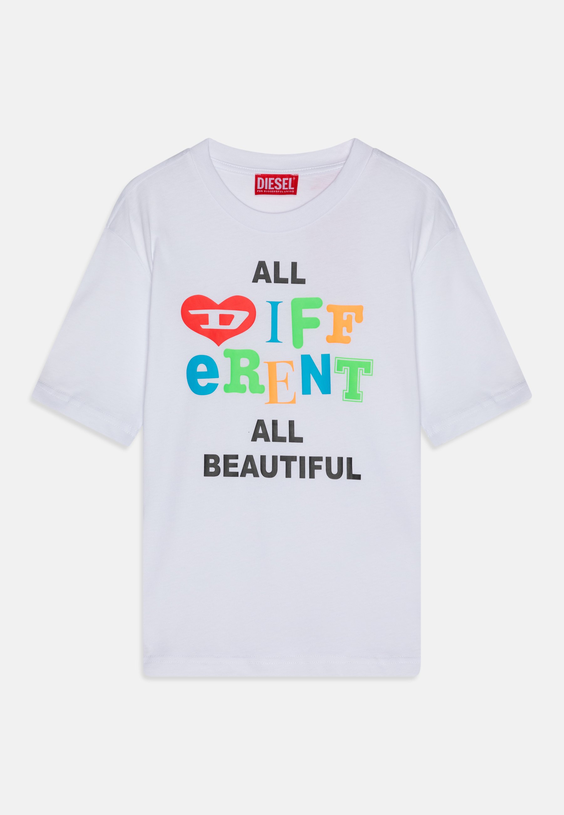 Diesel TULLYX OVER UNISEX - Print T-shirt - white