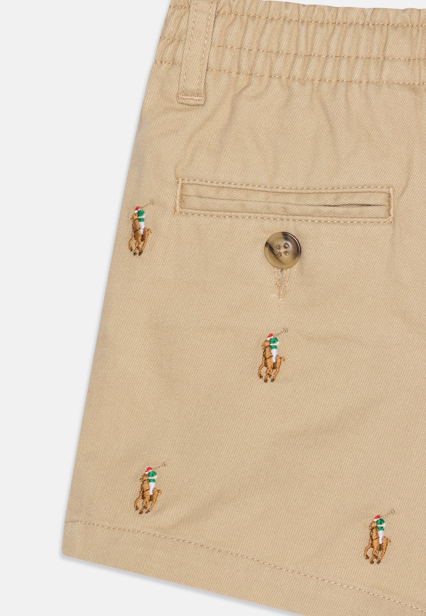 Polo Ralph Lauren FLAT FRONT - Shorts - classic khaki/dark green
