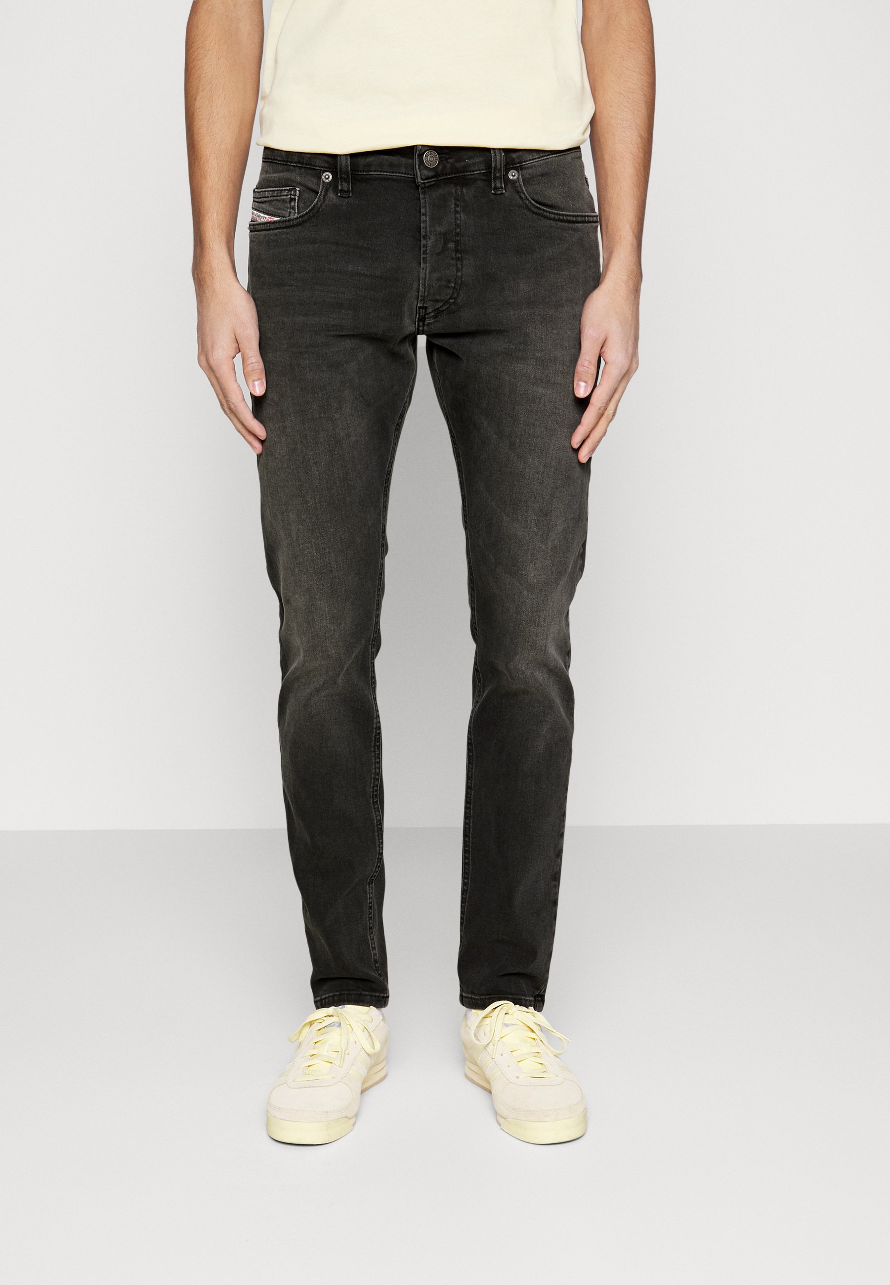 Diesel D-LUSTER - Slim fit jeans - black/gray/black denim