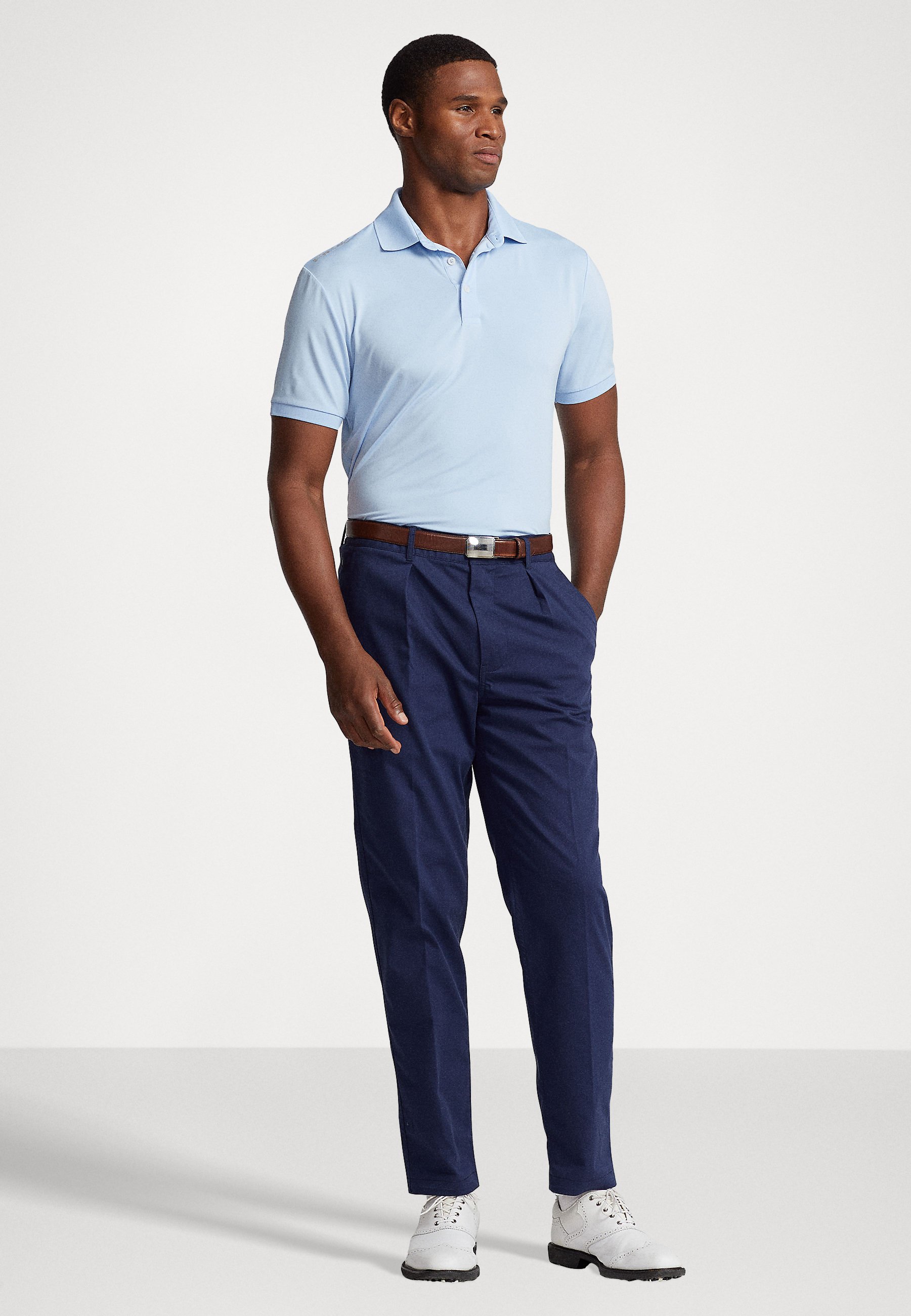 Polo Ralph Lauren PLEATED - Trousers - refined navy/dark blue