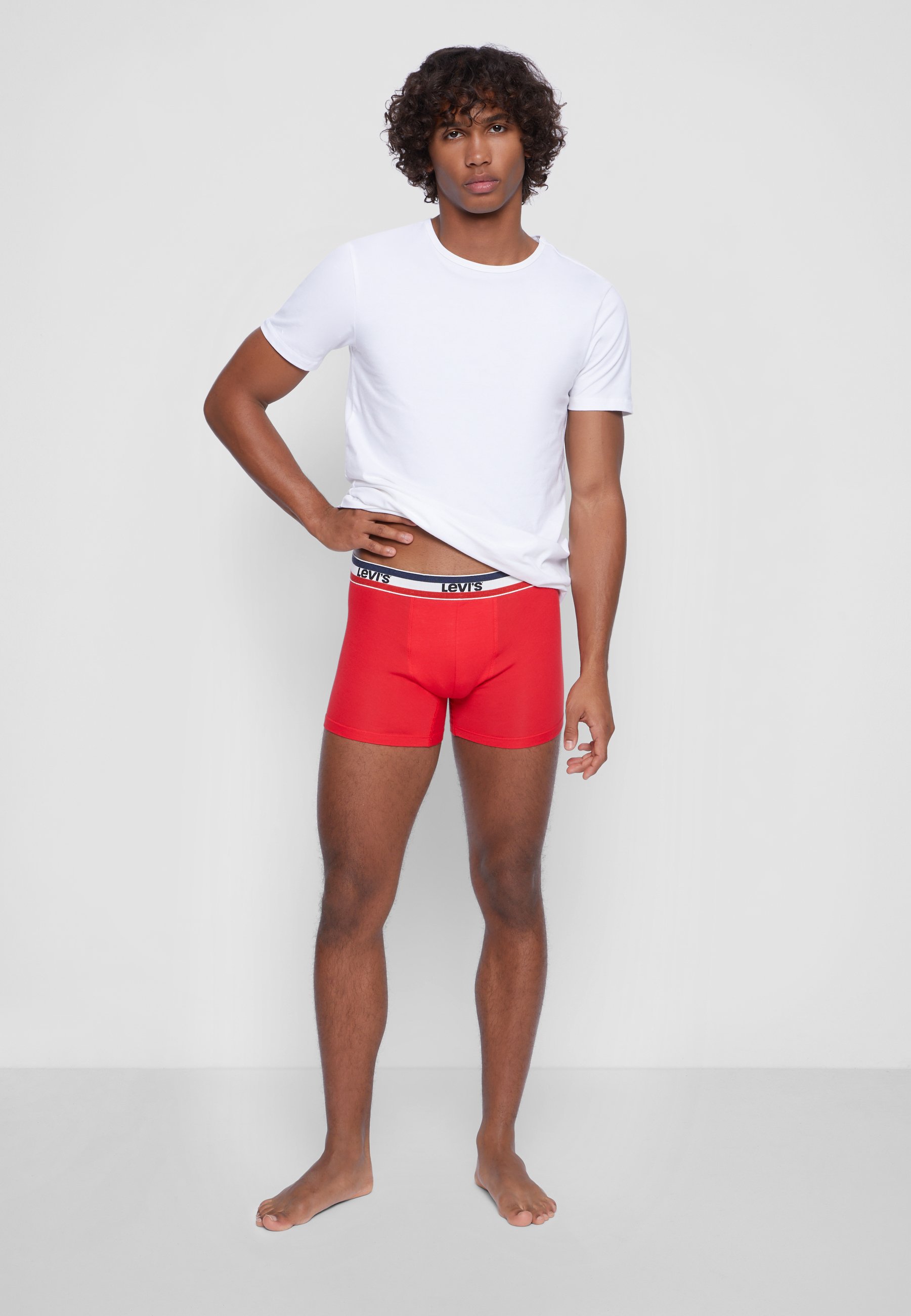 Levi's® LOGO BOXER BRIEF 3 PACK - Pants - white/blue/red/white