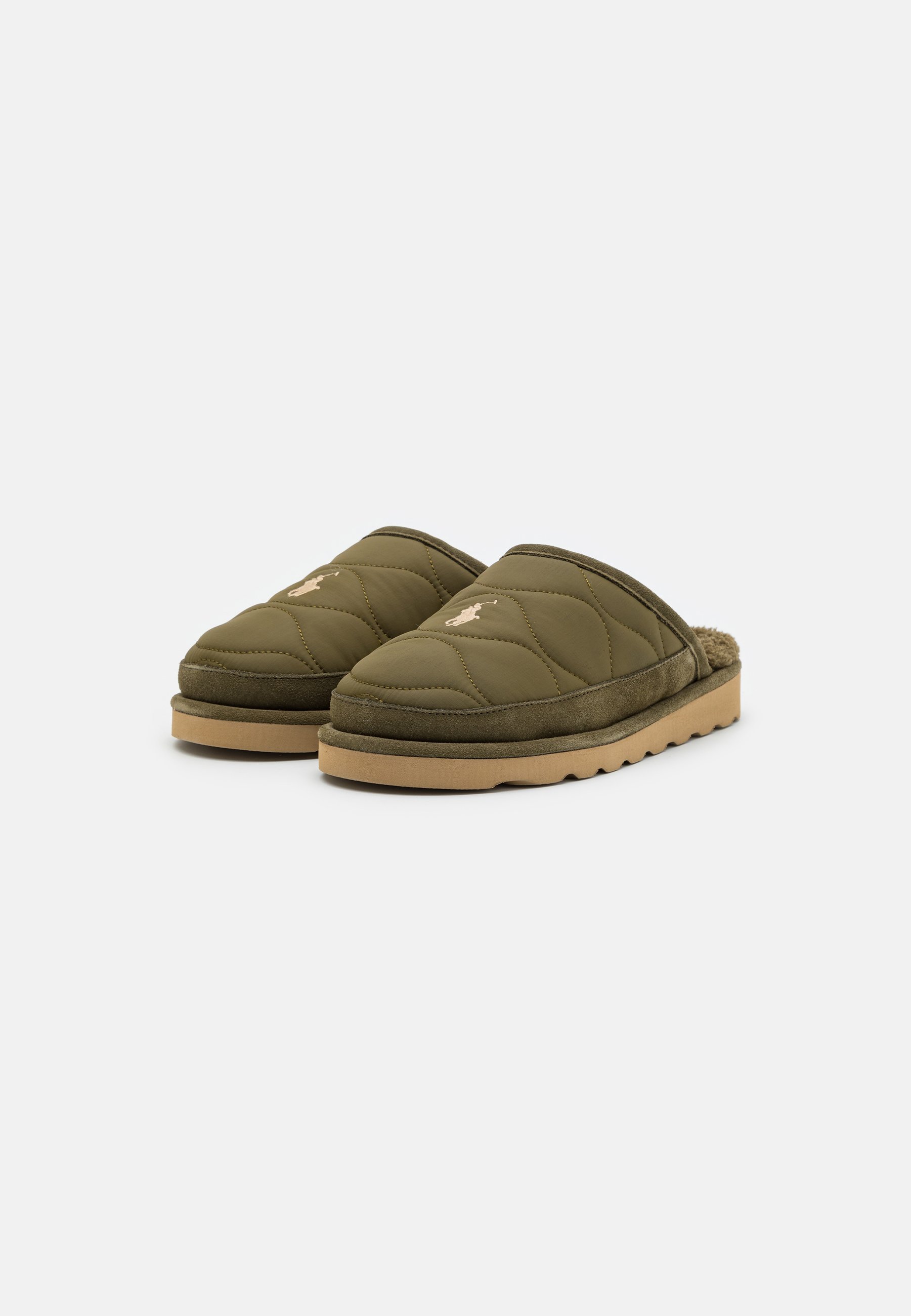 Polo Ralph Lauren READE SCUFF CASUAL SHOE LOAFER - Slippers - olive