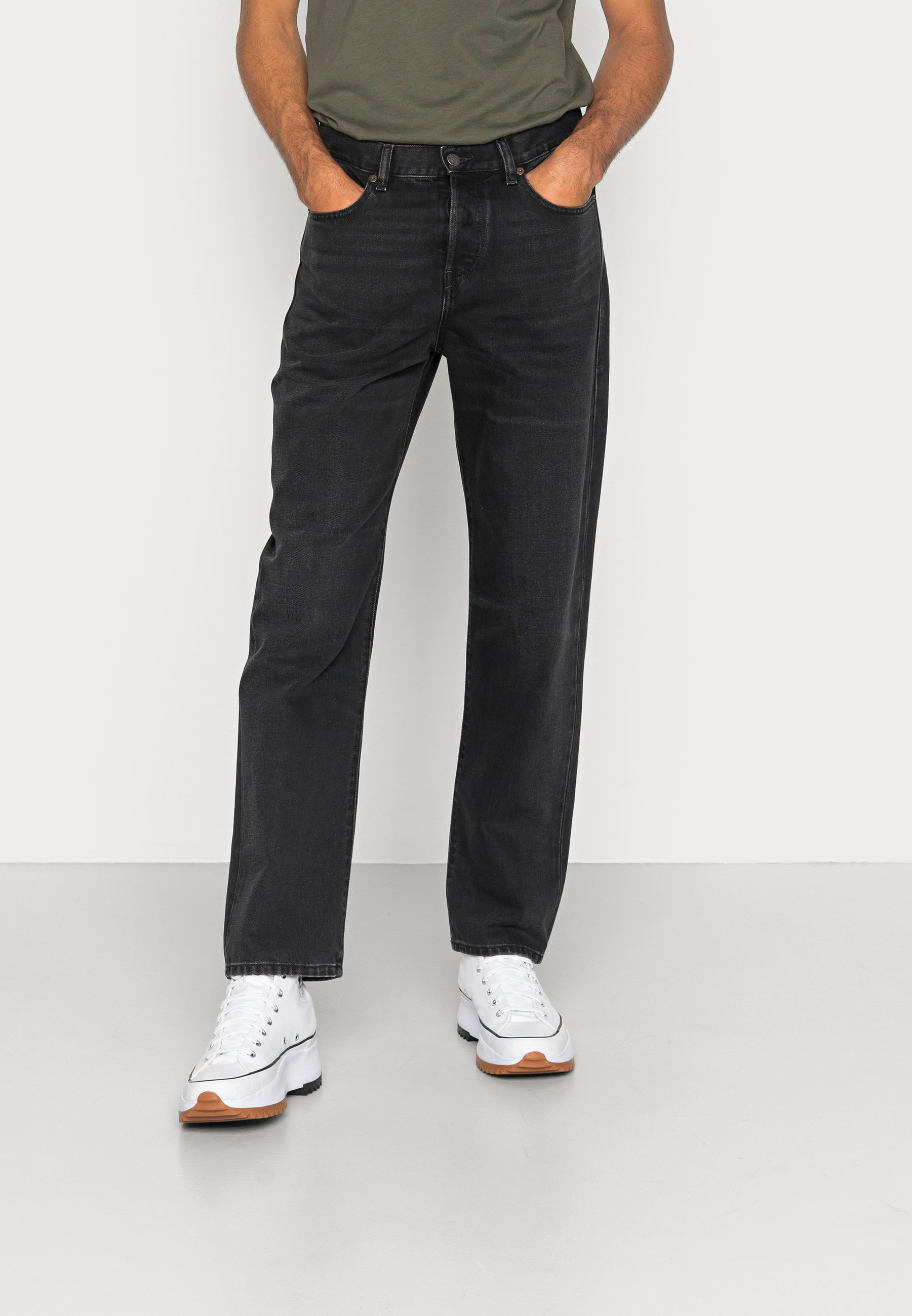 Diesel 2020 VIKER - Straight leg jeans - black/black denim