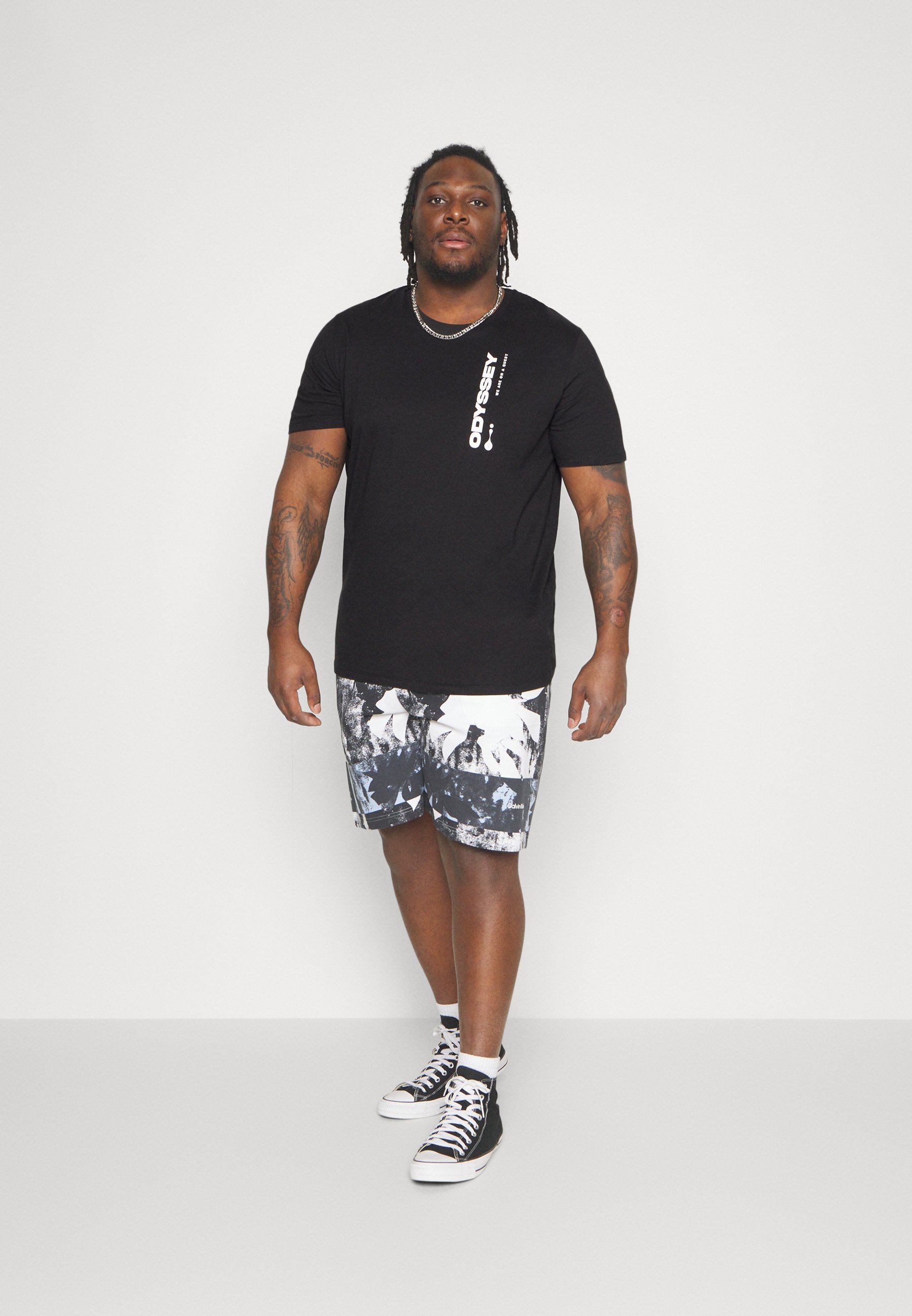 Jack &Jones JORODYSSEY TEE - Print T-shirt - black
