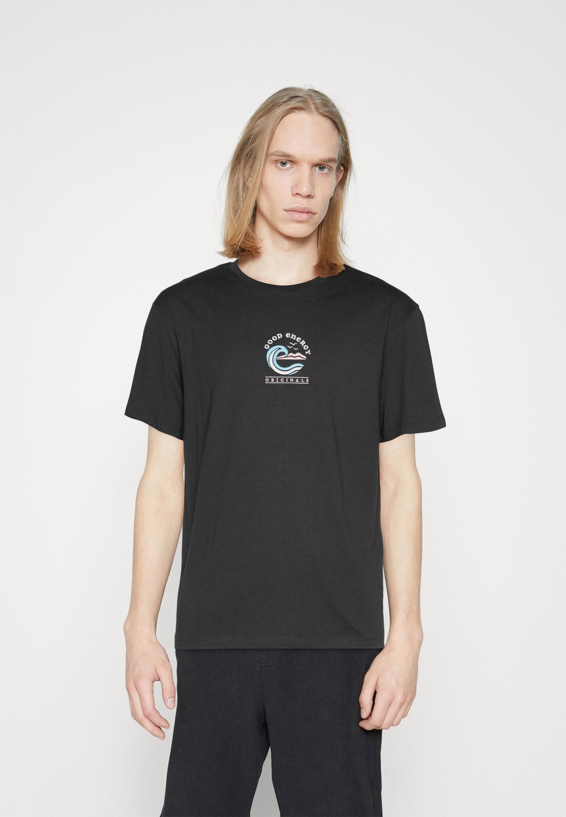 Jack &Jones JORHAWAII - Print T-shirt - asphalt/black