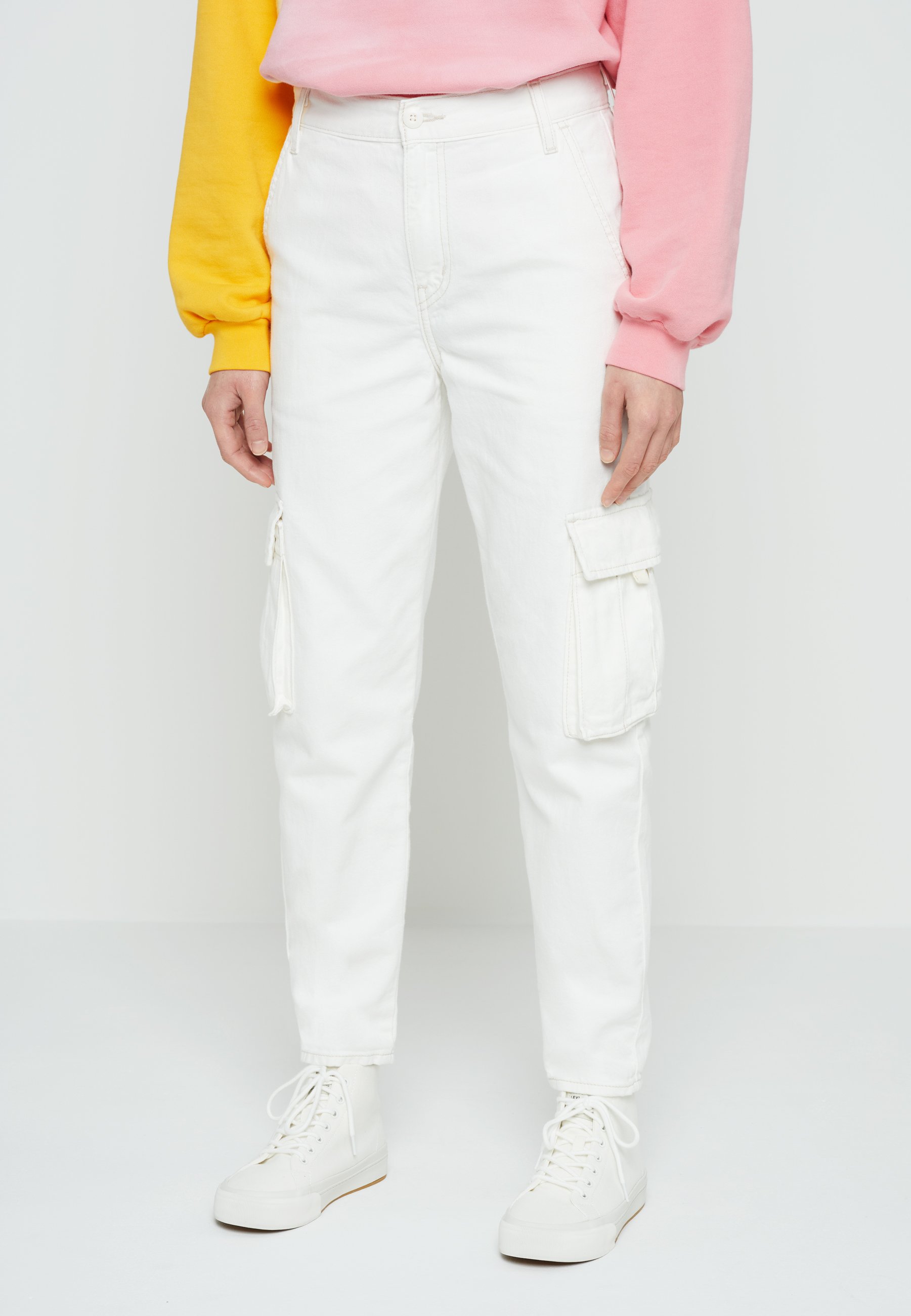 Levi's® Cargo trousers - cool ecru/white