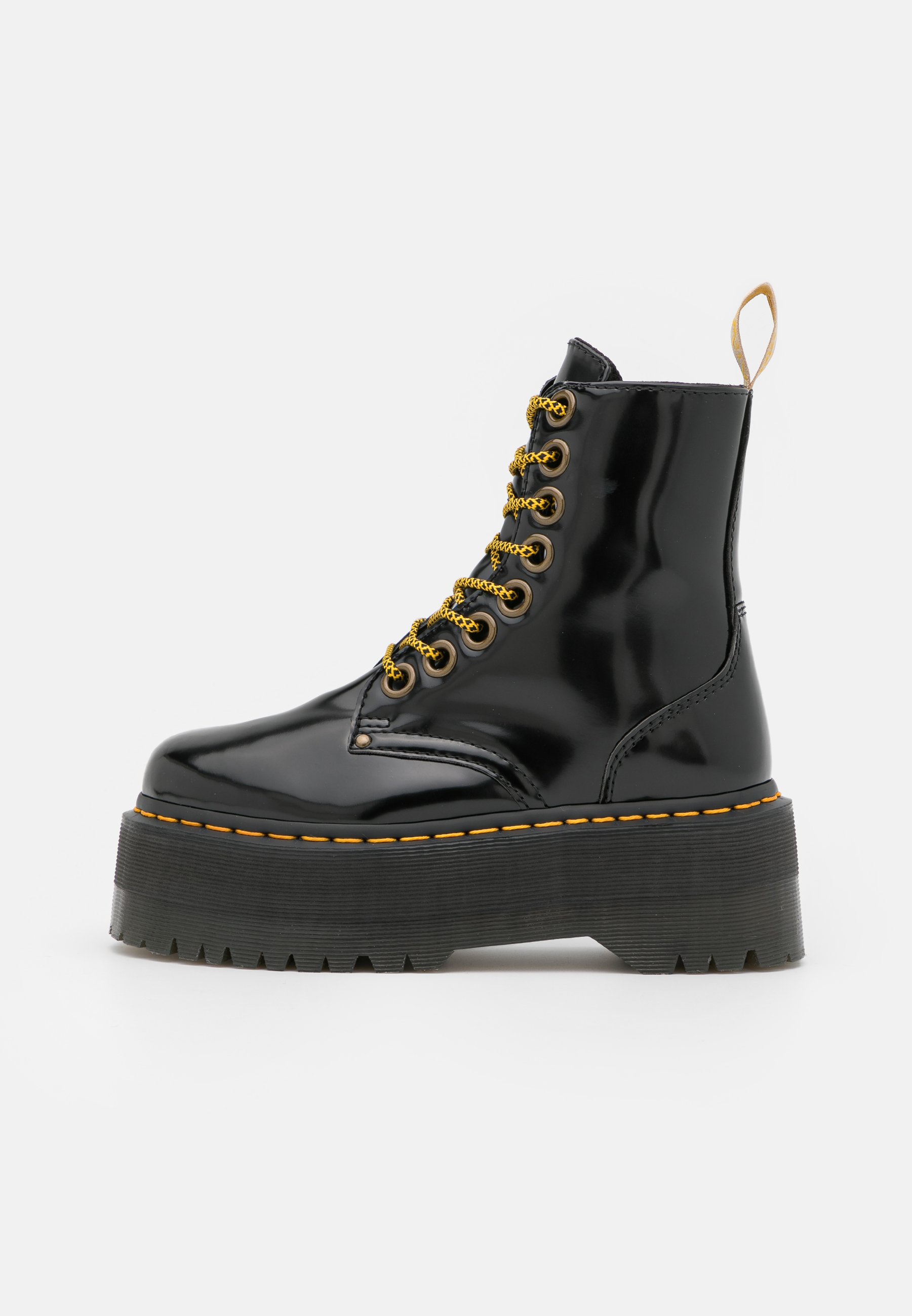 Dr. Martens VEGAN JADON MAX - Platform ankle boots - black oxford/black