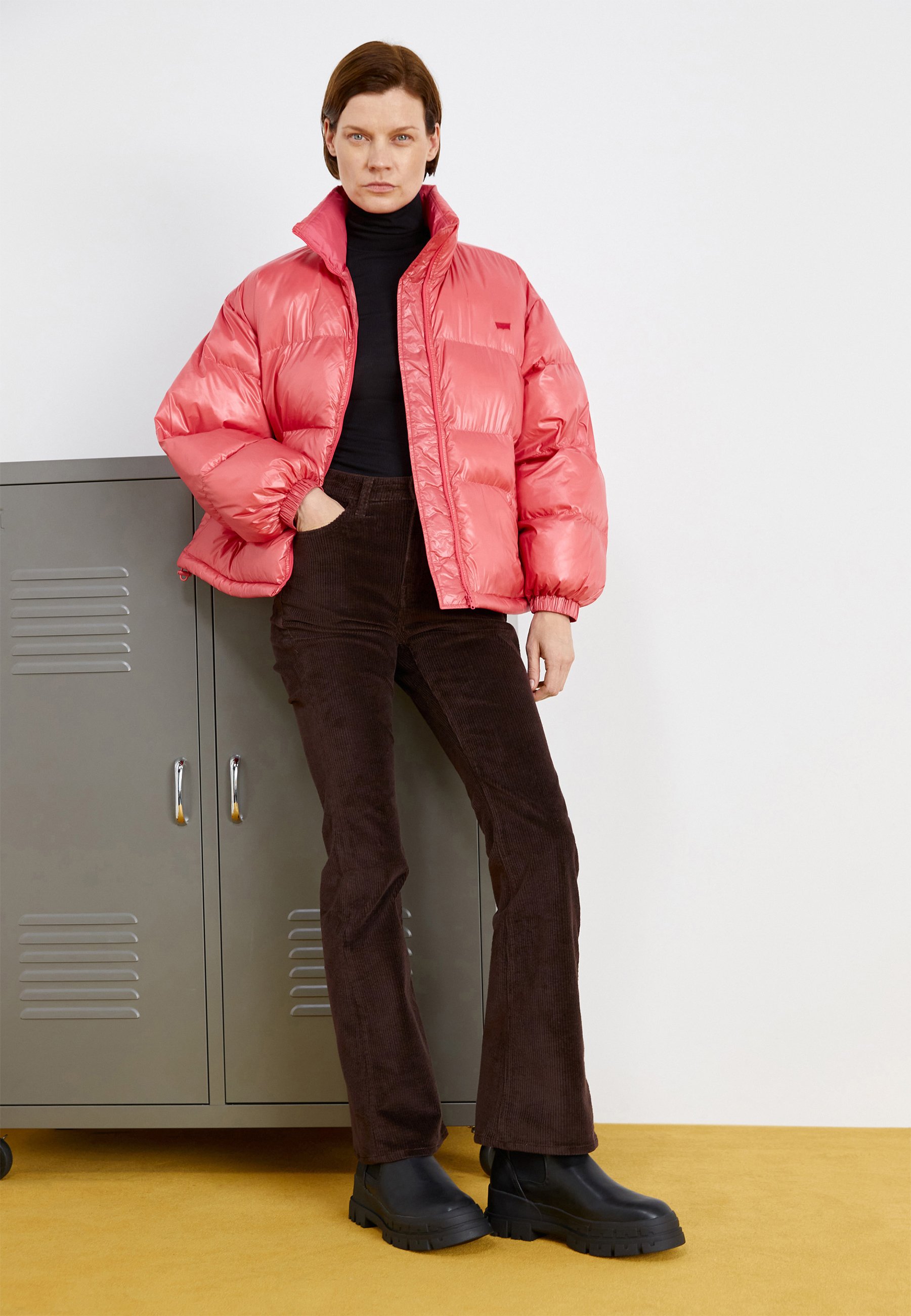 Levi's® RETRO PUFFER - Winter jacket - italian rose/light pink