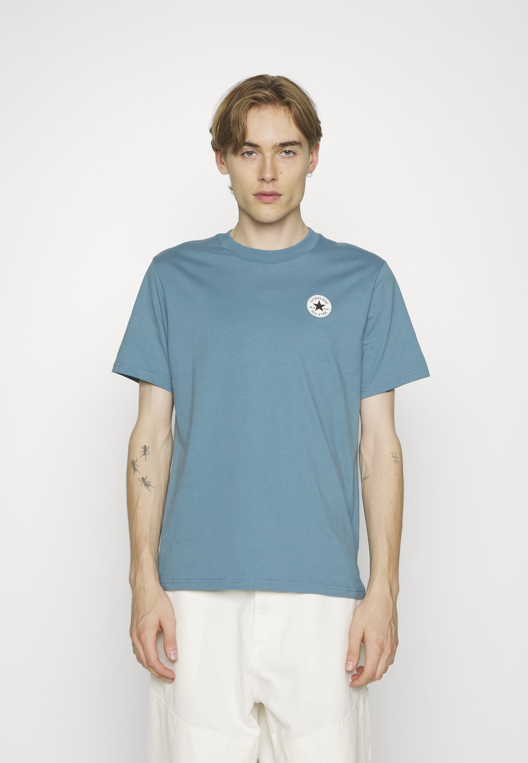 Converse CHUCK  FUTURE TEE UNISEX - Basic T-shirt - noble blue/blue