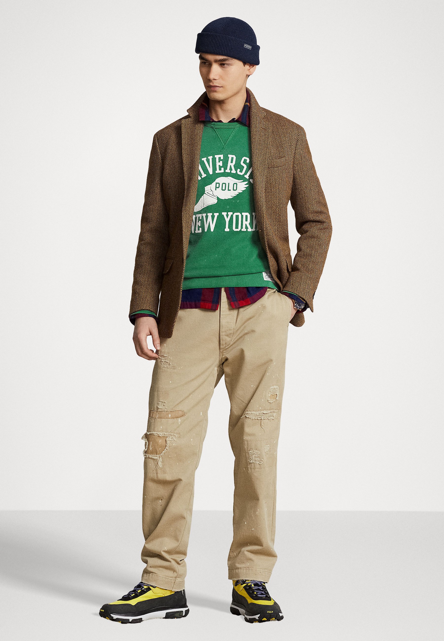Polo Ralph Lauren LONG SLEEVE - Sweatshirt - athletic green/green