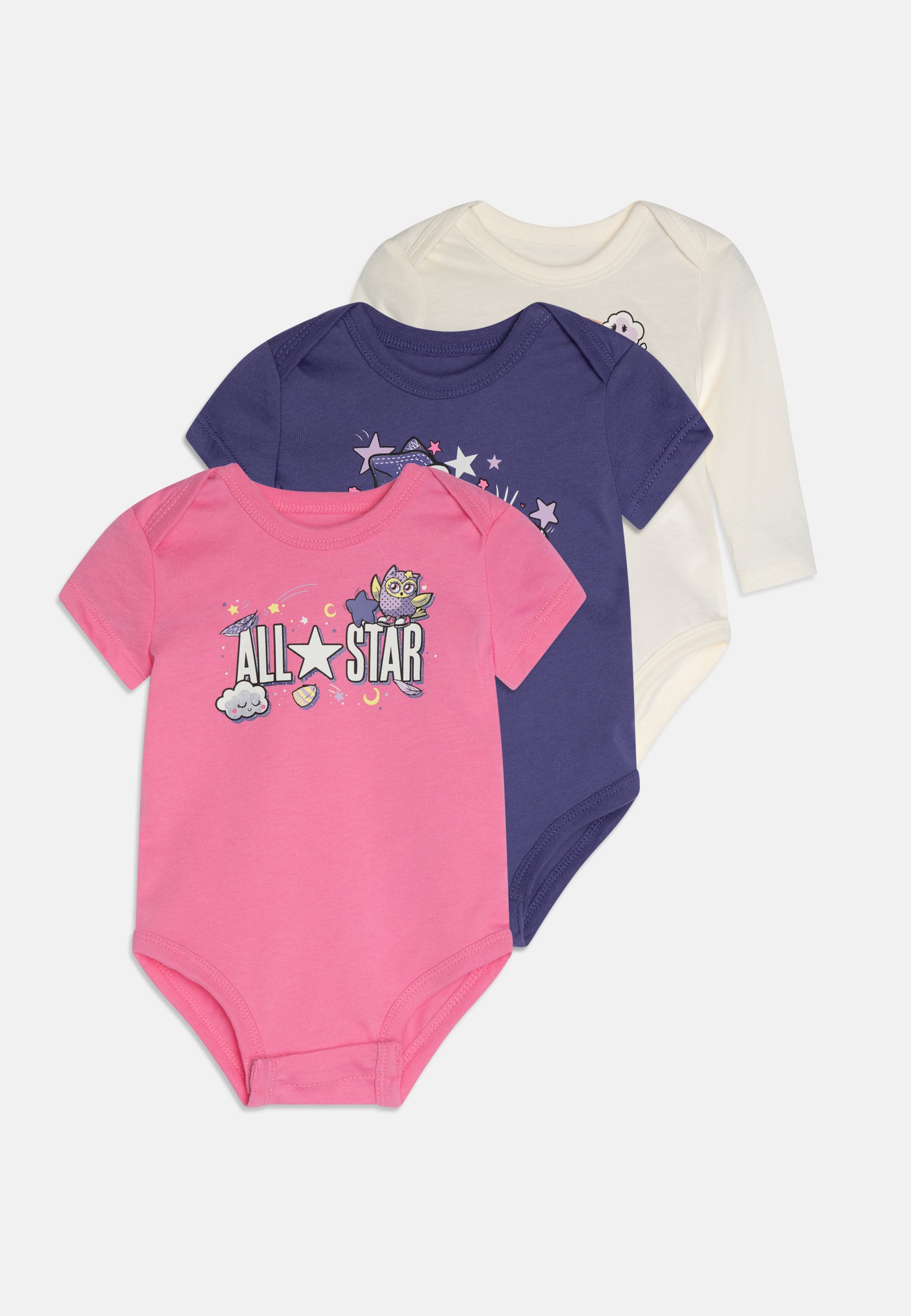 Converse STARRY NIGHT BODYSUIT 3 PACK - Body - pink