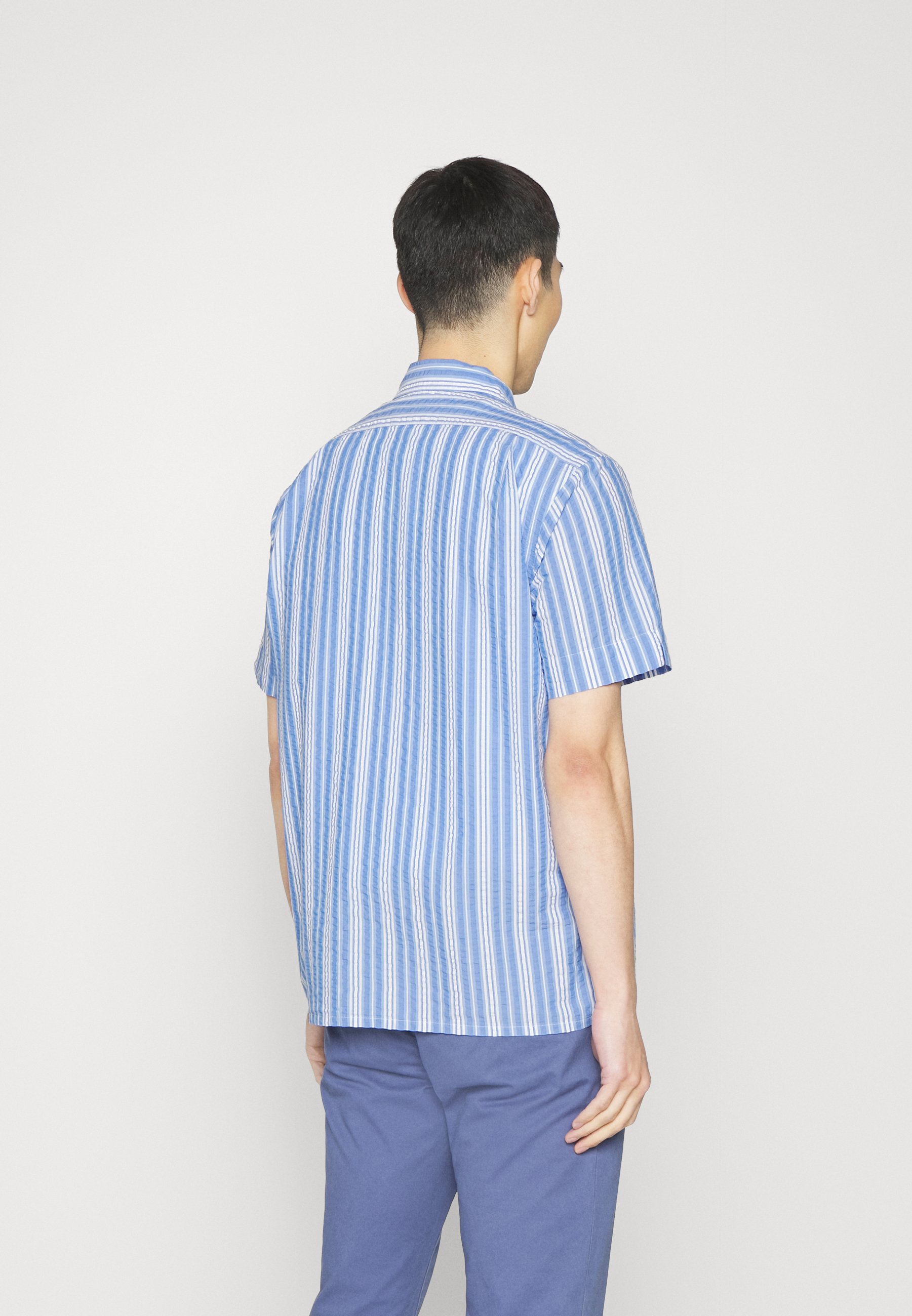 Polo Ralph Lauren SHORT SLEEVE SHIRT - Shirt - blue/white/blue