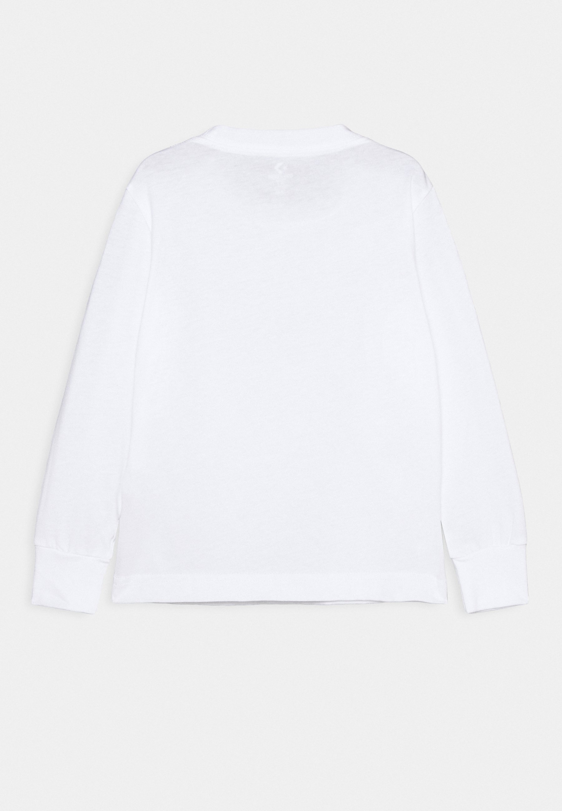 Converse CHUCK PATCH LONG SLEEVE TEE UNISEX - Long sleeved top - white