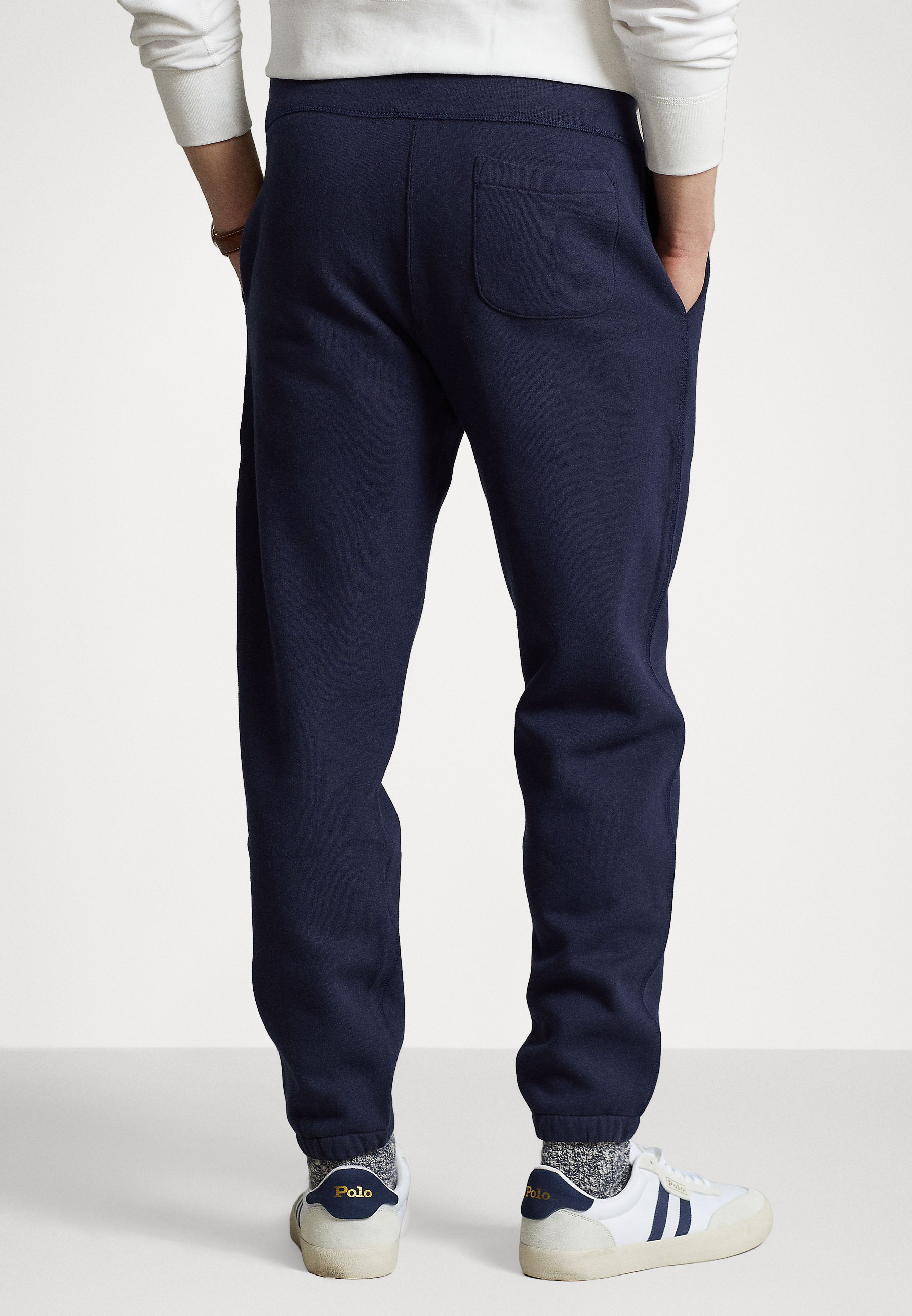 Polo Ralph Lauren THE RL FLEECE TRACKSUIT BOTTOMS - Tracksuit bottoms - cruise navy/dark blue