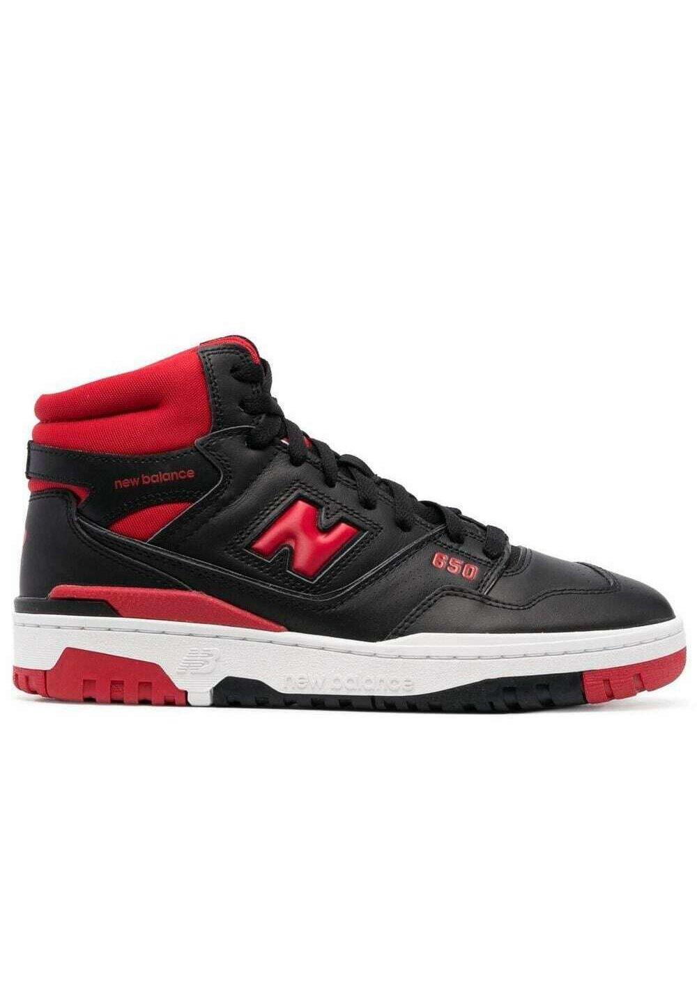 NB High-top trainers - black red/black
