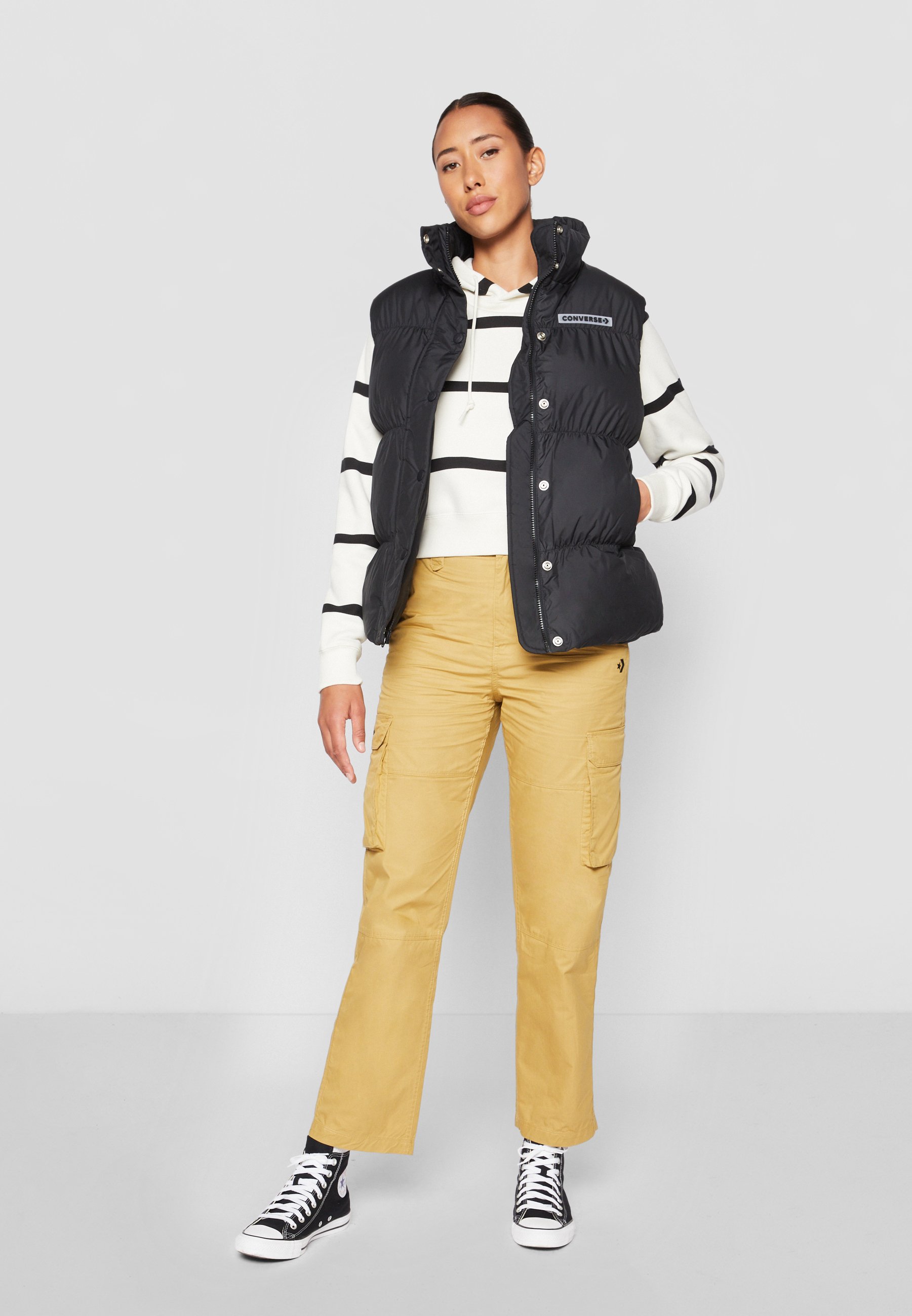 Converse SUPER PUFFER - Waistcoat - black