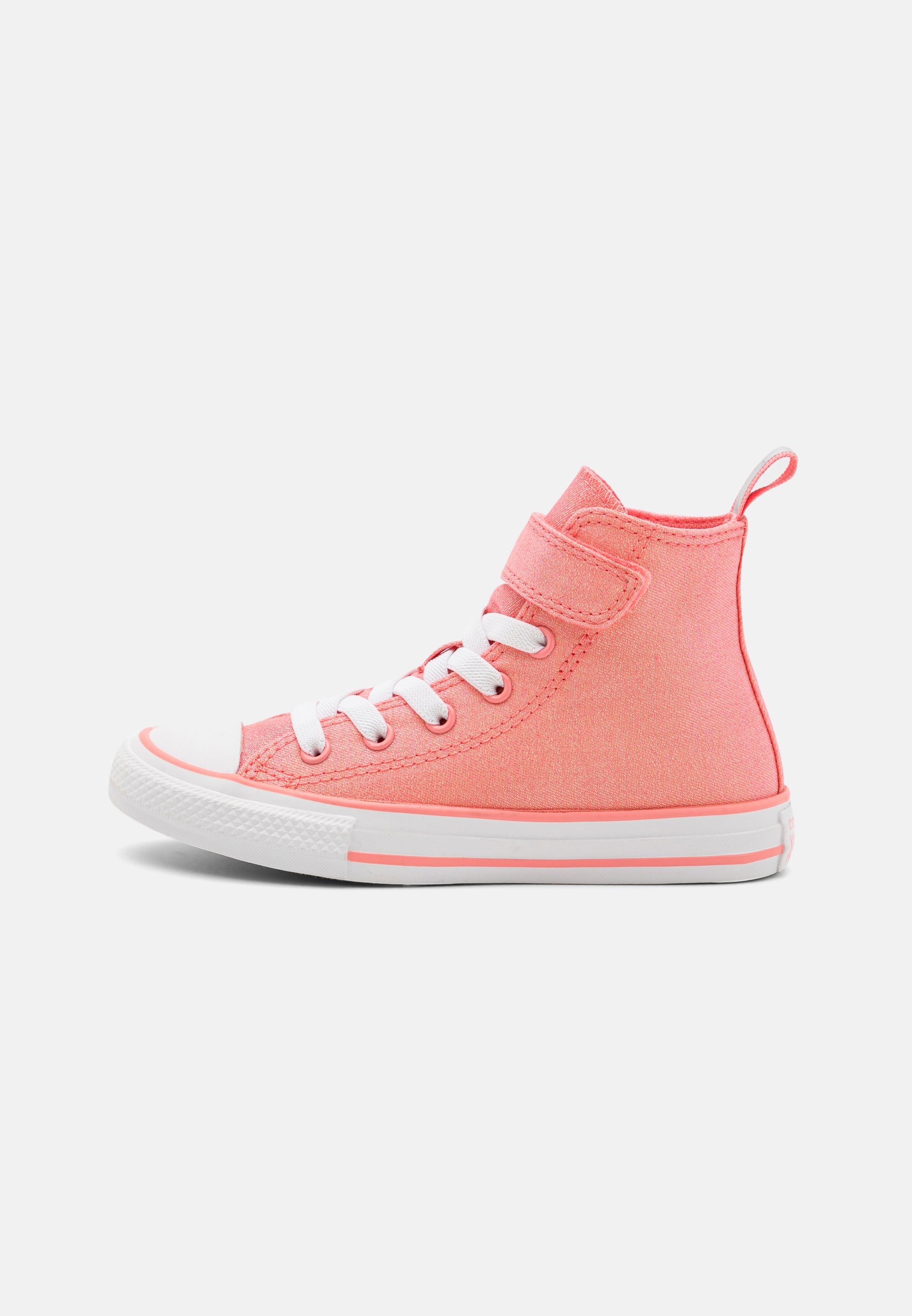 Converse CHUCK TAYLOR ALL STAR EASY ON FESTIVAL FASHION - High-top trainers - lawn flamingo/white/pink